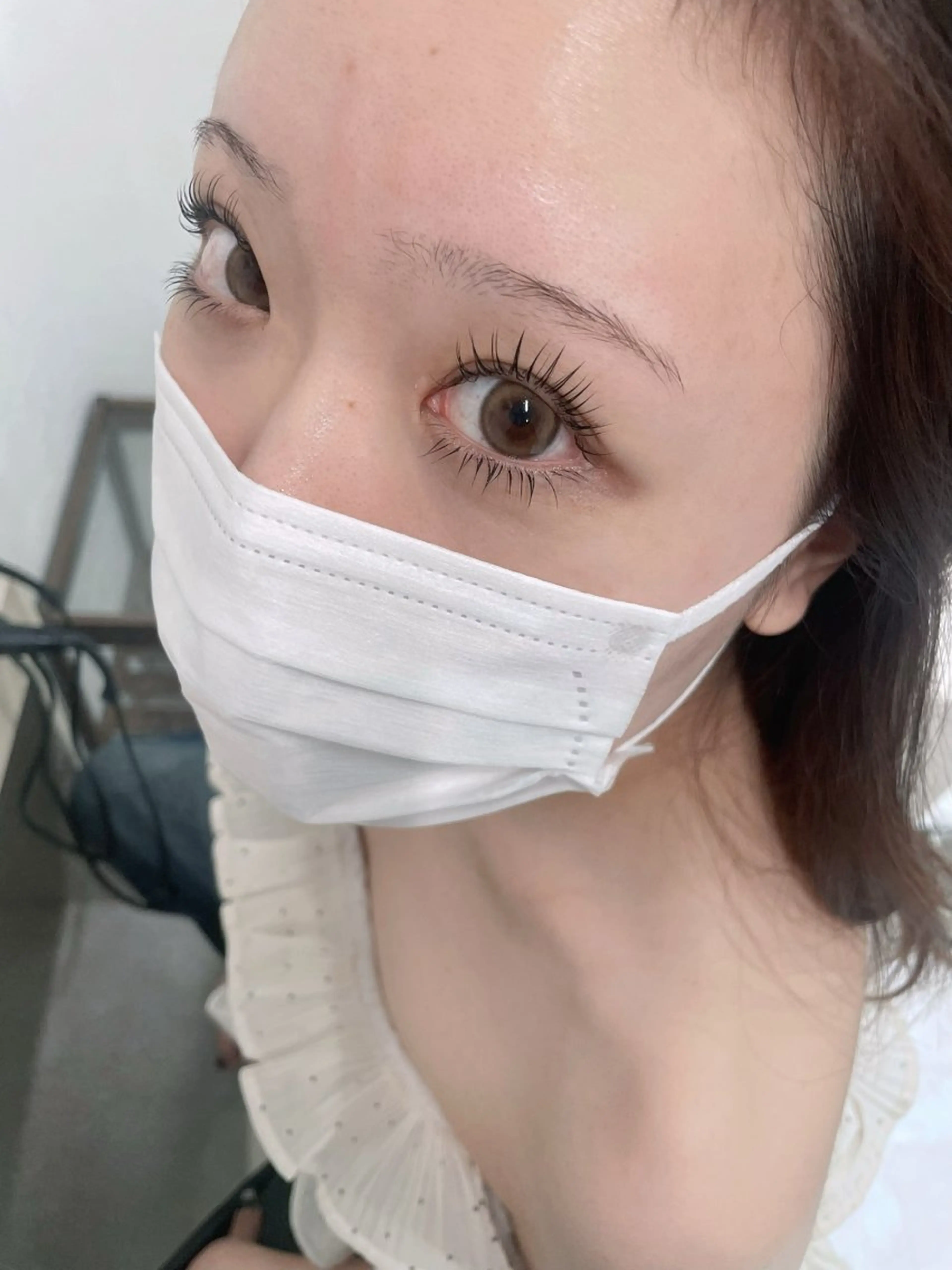 《オフ無料☆束感仕上げ》フラットラッシュ80本(LEDエクステ＋1100)🐈‍⬛🎀の写真