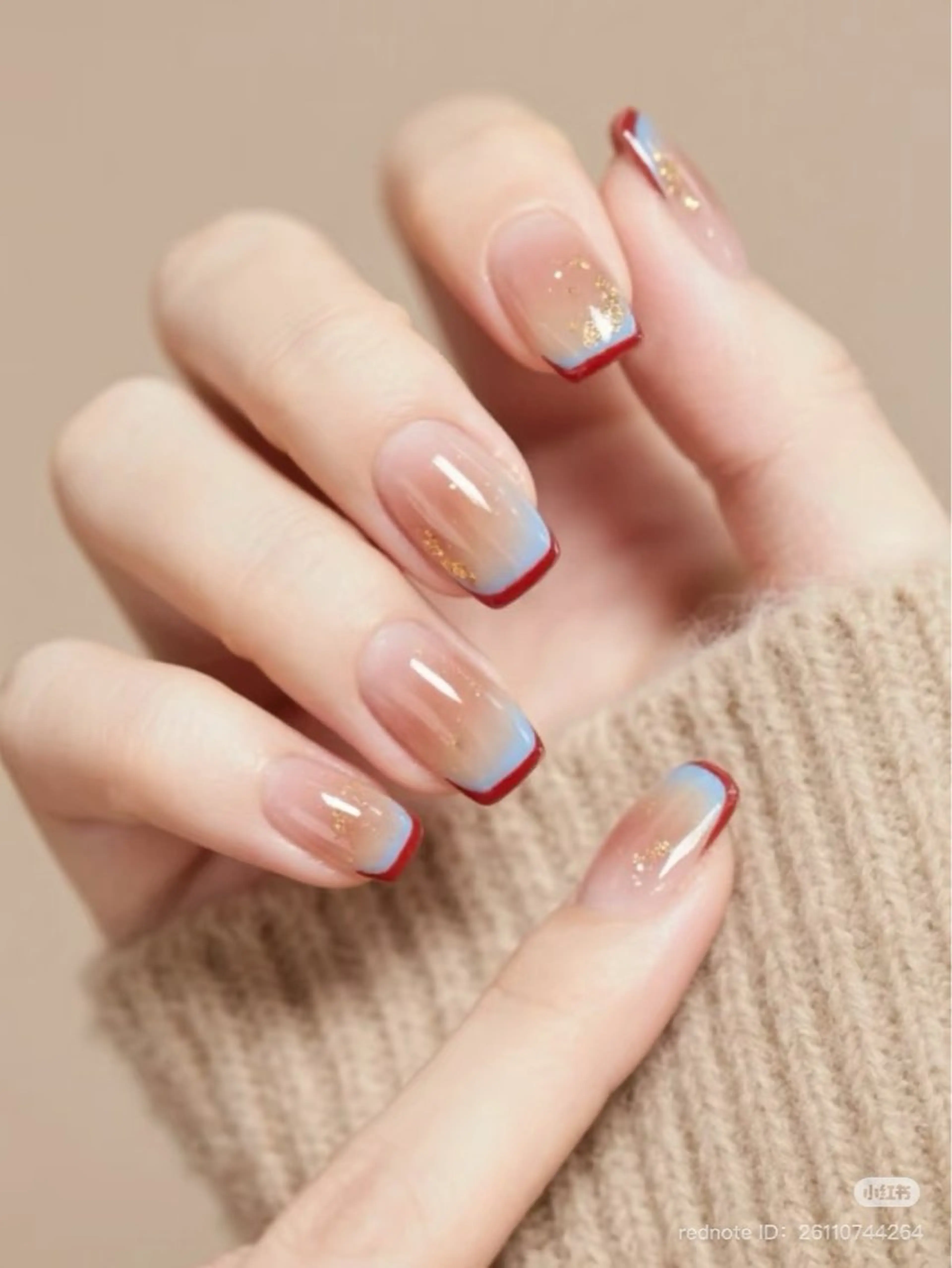 ネイル フレンチネイル マグネットネイル Shadow nailのネイルデザイン