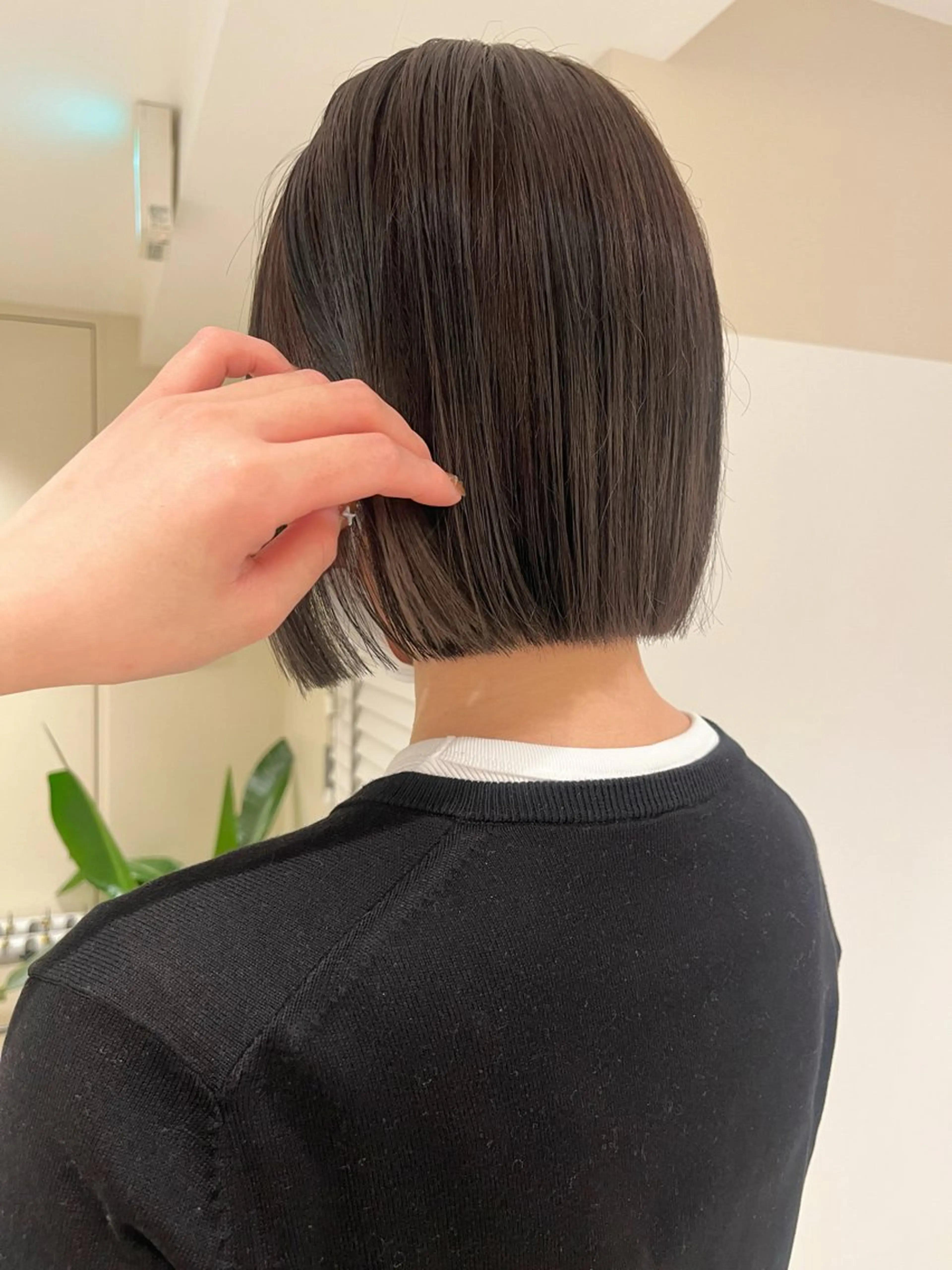 🎀おすすめ🎀切りっぱなしボブ+トリートメントの写真