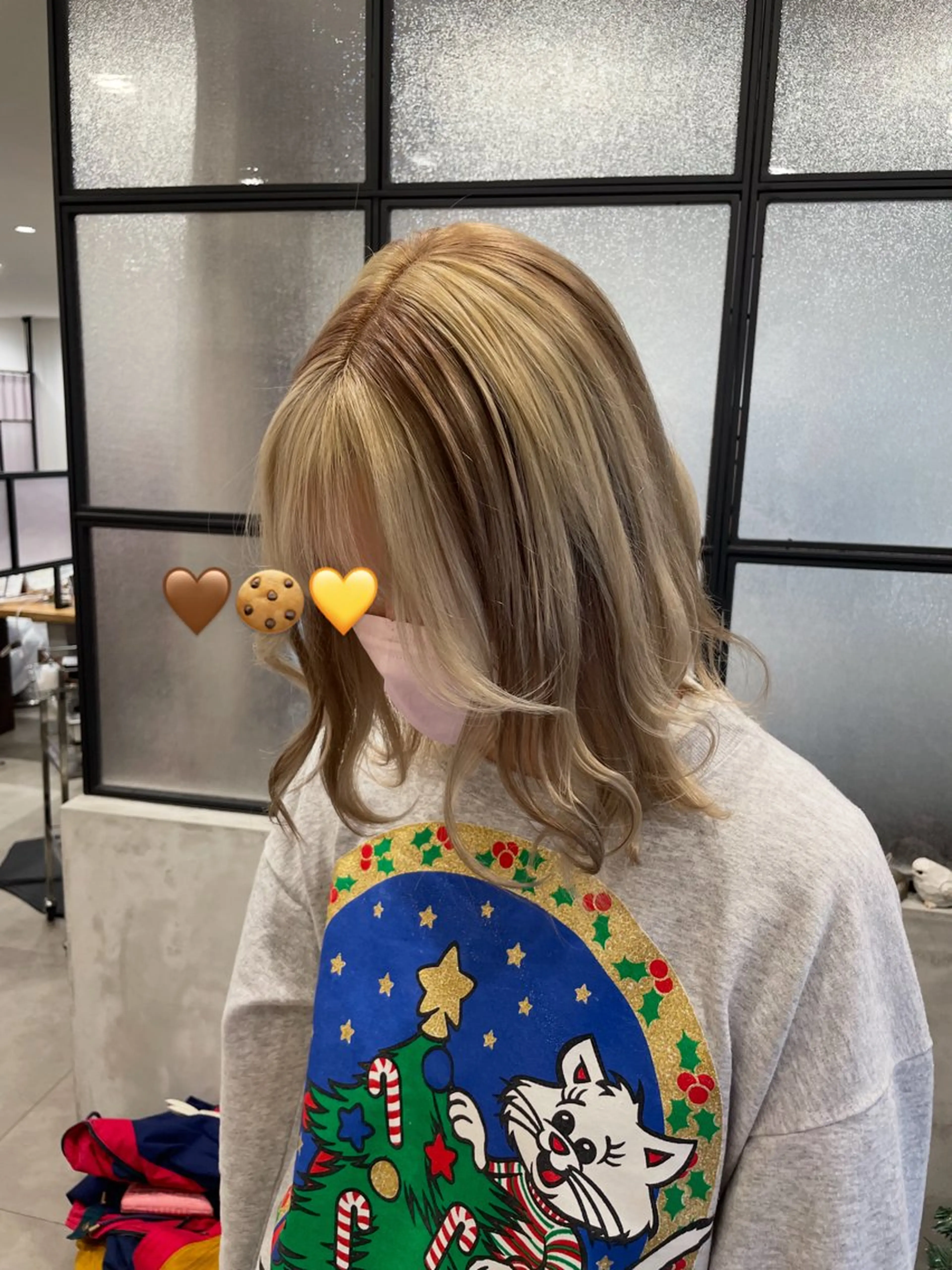 ミディアム ヘアカラー 佐藤 由依/水光カラーのヘアスタイル