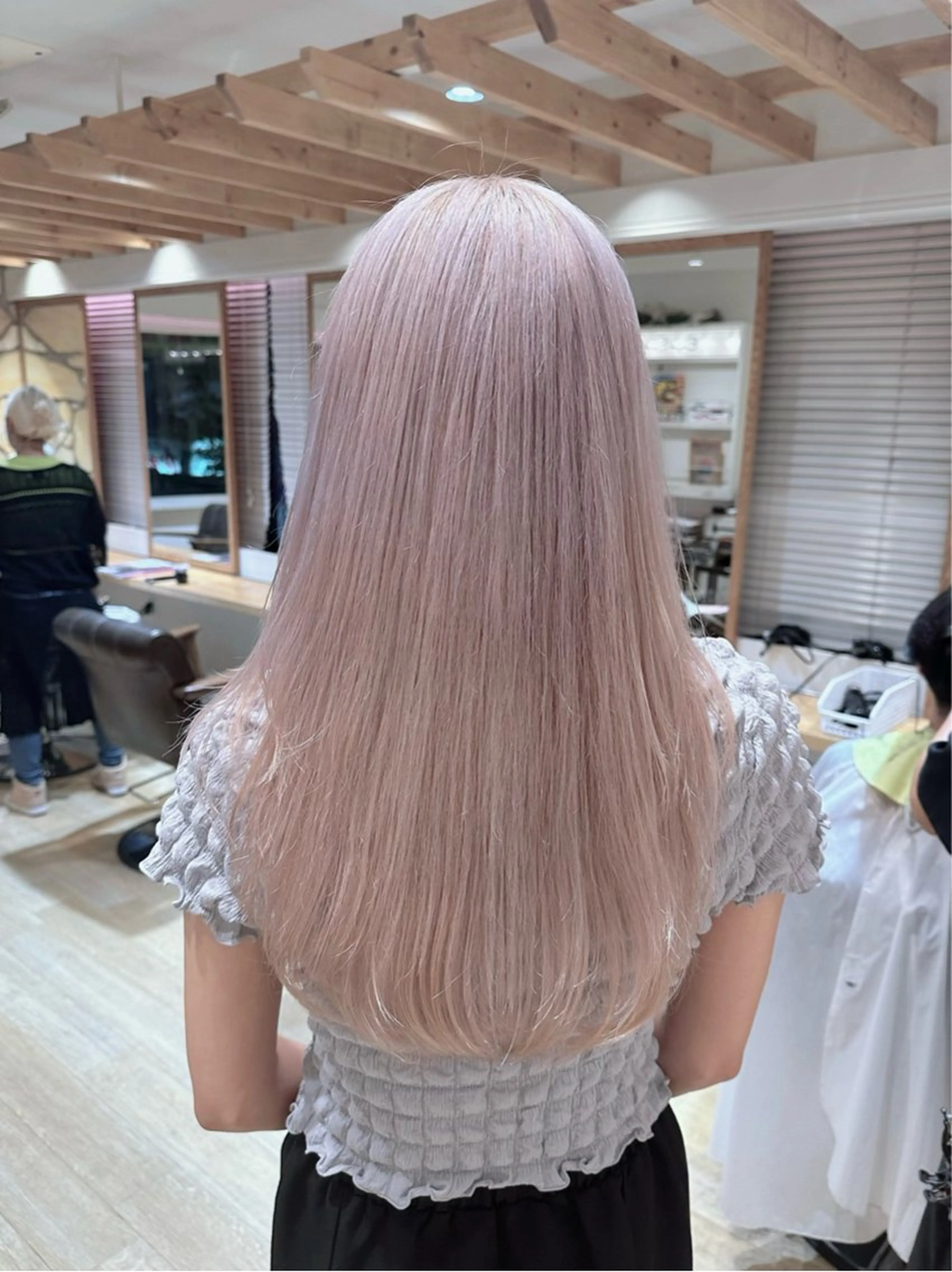 ロング ヘアカラー トリートメント 新宿 木下拓哉のヘアスタイル