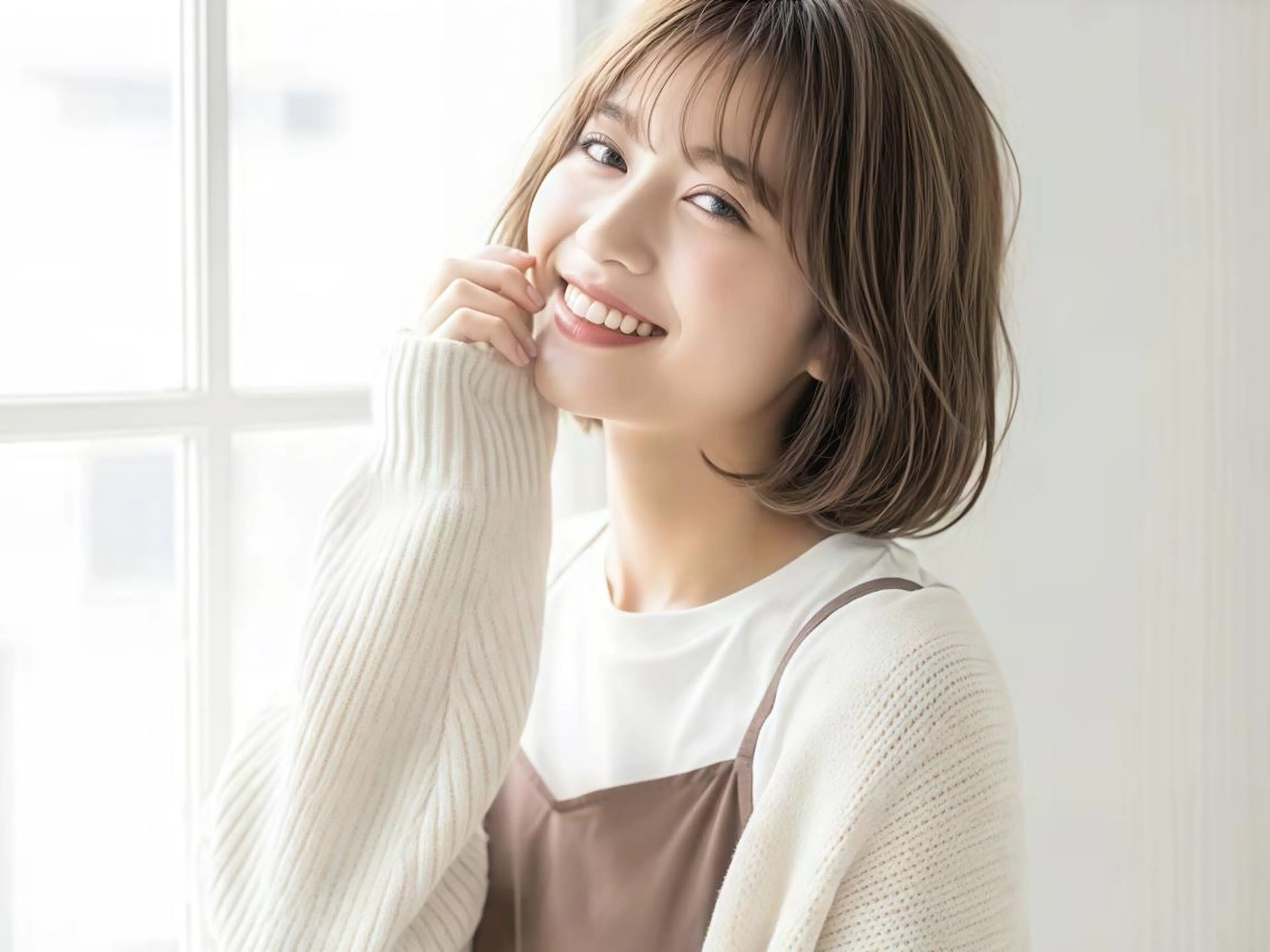 ミディアム カラー 白髪染め専門店 Recolor京橋店のヘアスタイル