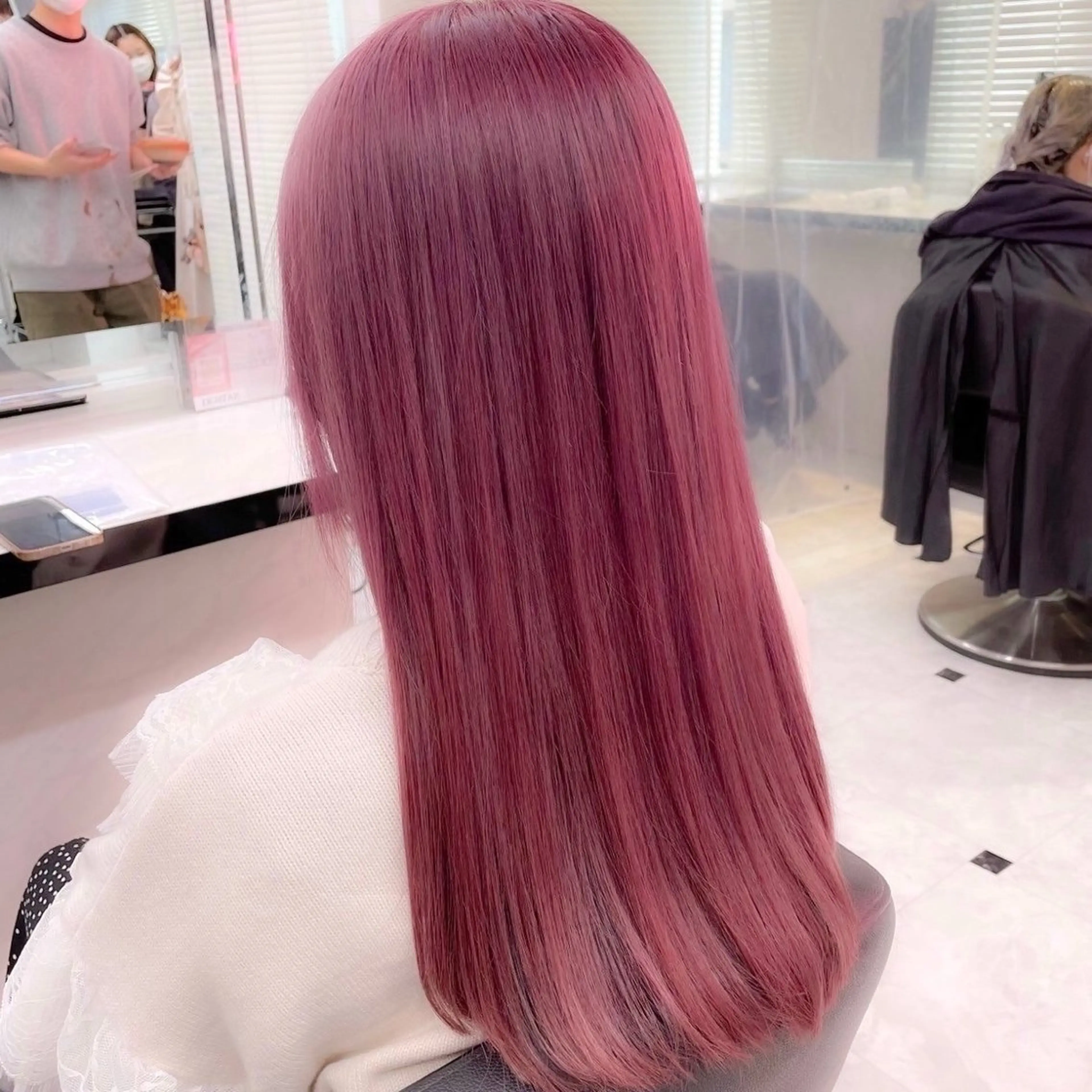 ミディアム カラー 🎀🧁ダメージレス 艶髪カラー🧁🎀のヘアスタイル