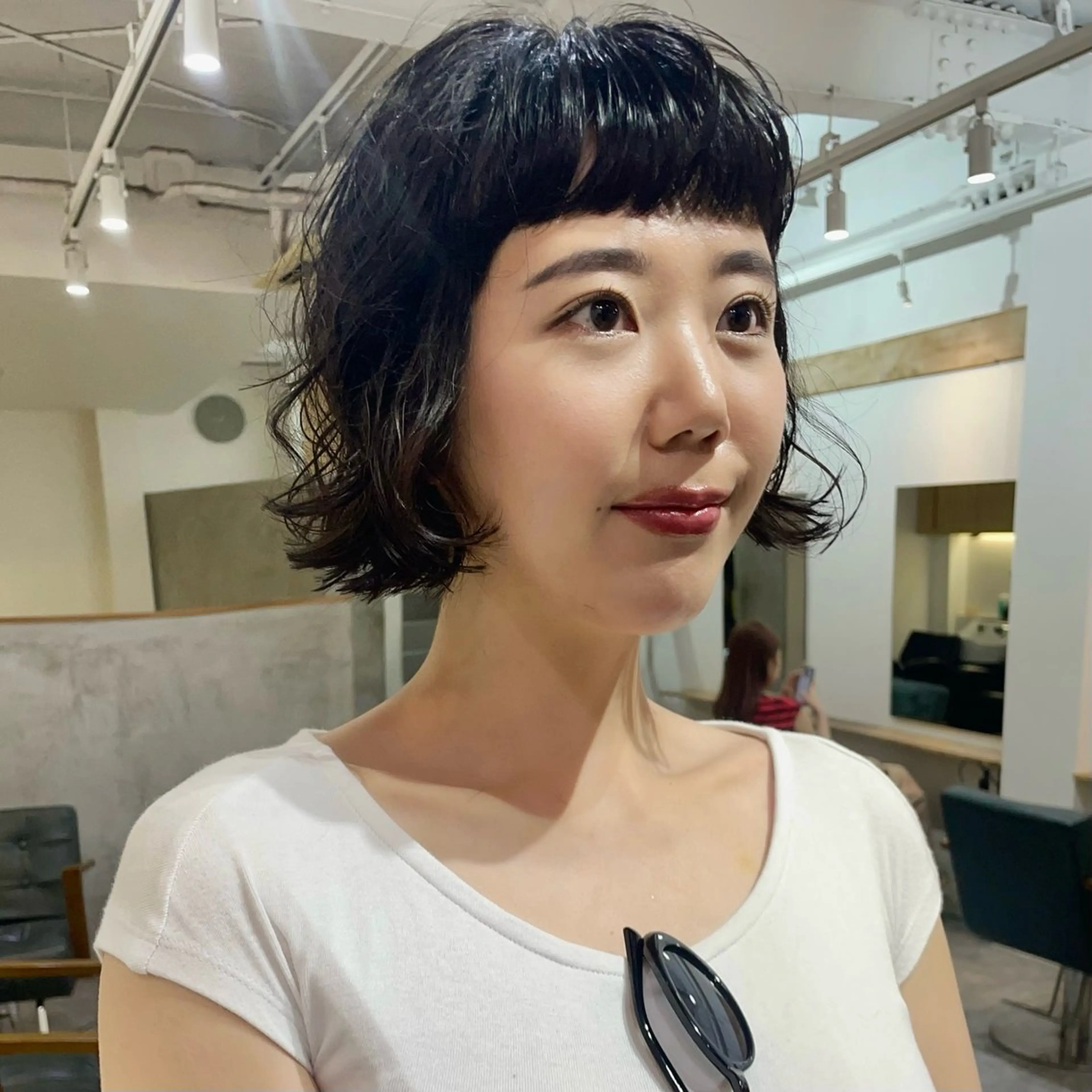 🌀カット&パーマ&2step treatment🌀 【縮毛矯正/ボブ/レイヤー/パーマ/ブリーチなしカラー】の写真