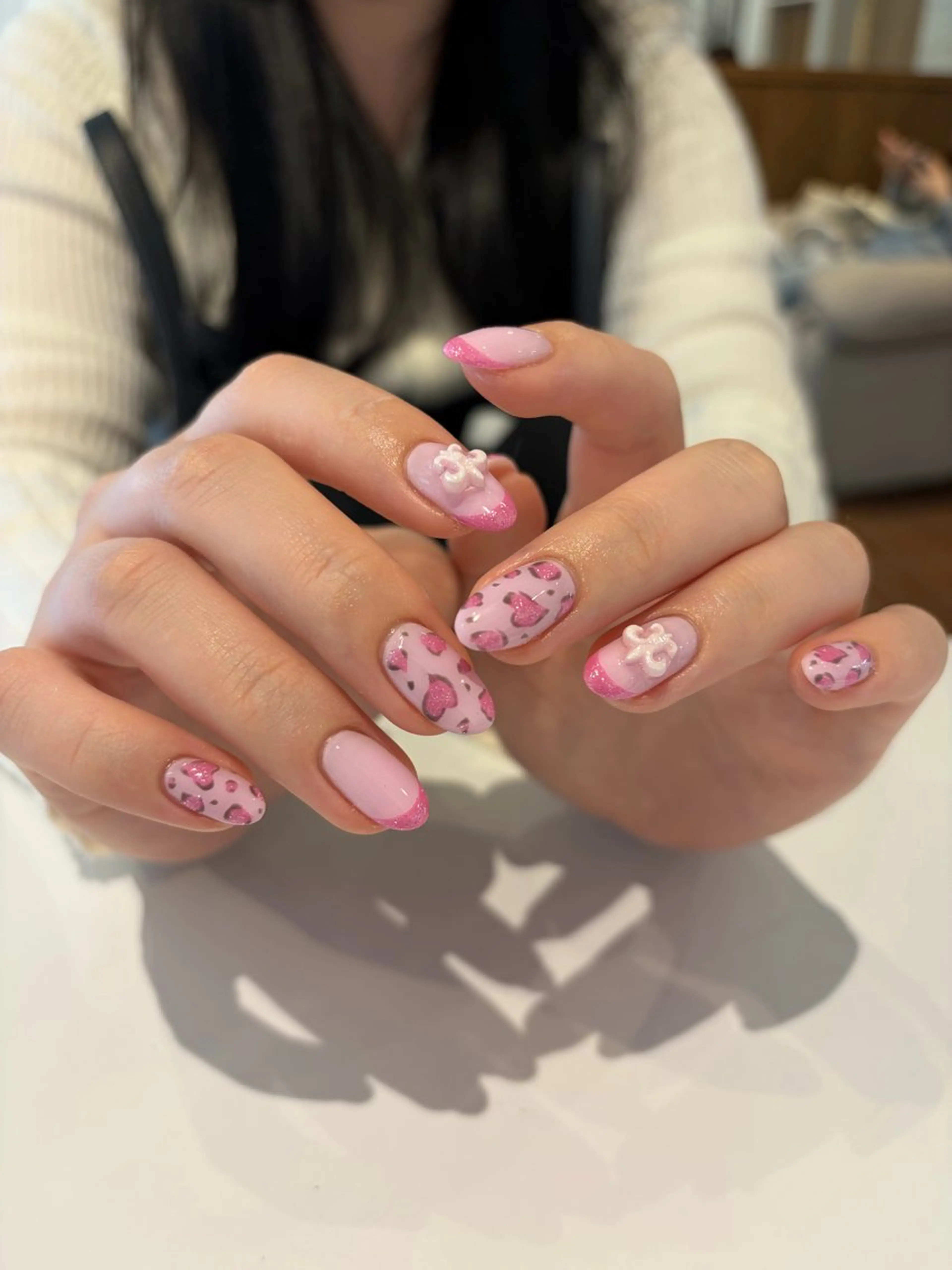 ネイル ピンク ハンドネイル ballie／小野原 なつみのネイルデザイン