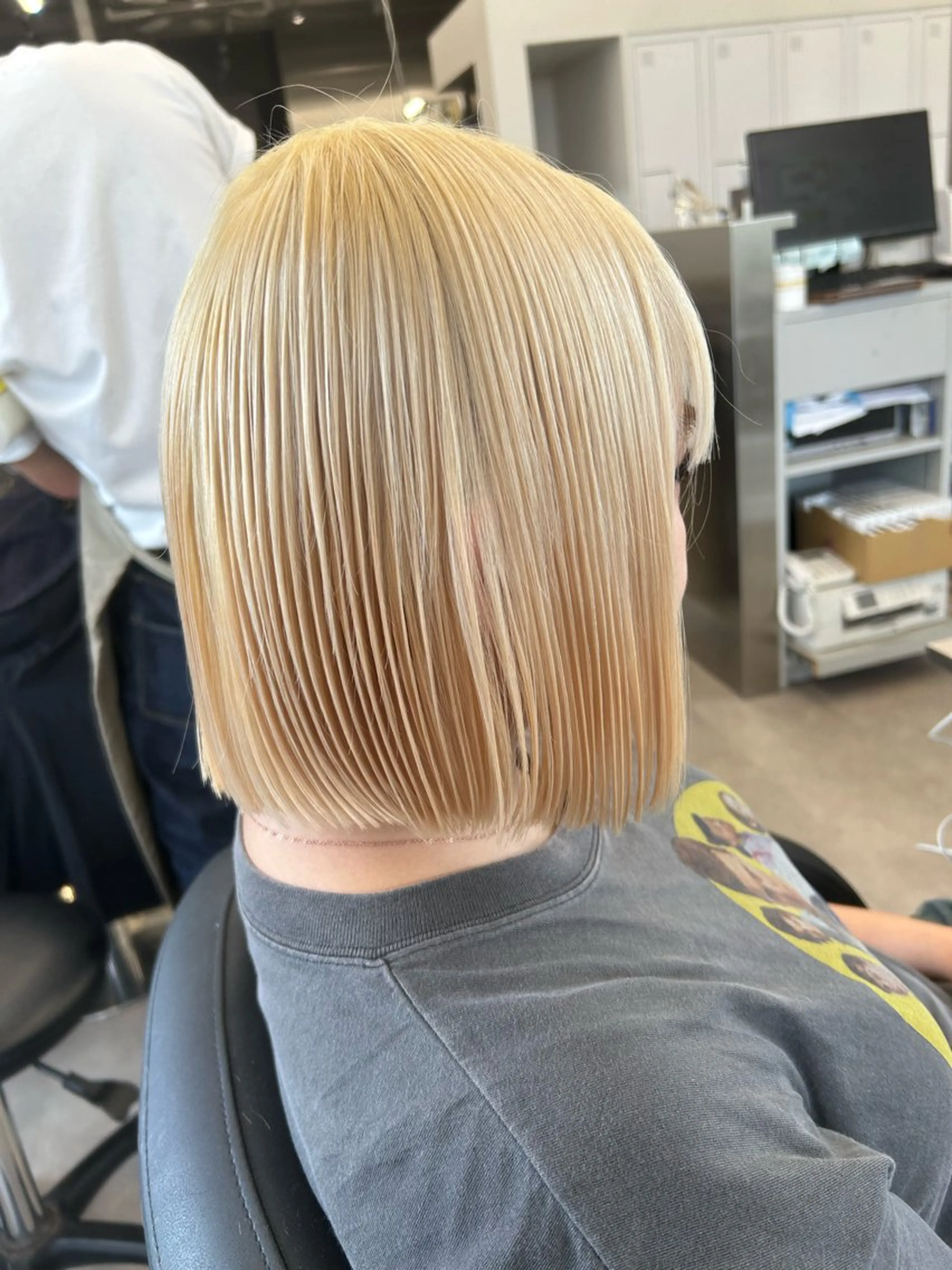 ミディアム ヘアカラー トリートメント 似合わせカラー ブリーチ/店長レンのヘアスタイル