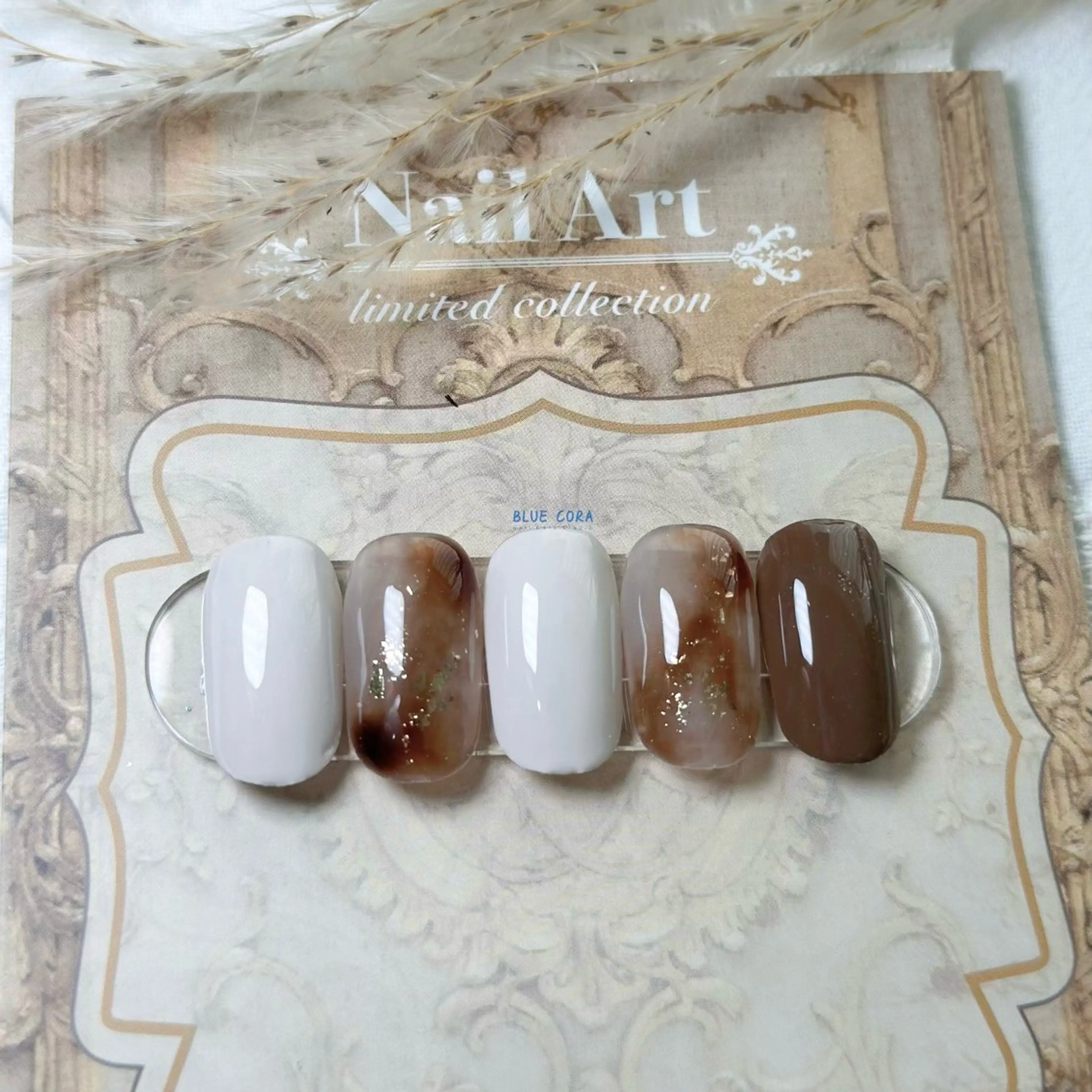 ネイル べっ甲ネイル クリアネイル マットネイル ハンドネイル ハンドケア BLUE CORA所属・BLUE CORAのネイルデザイン