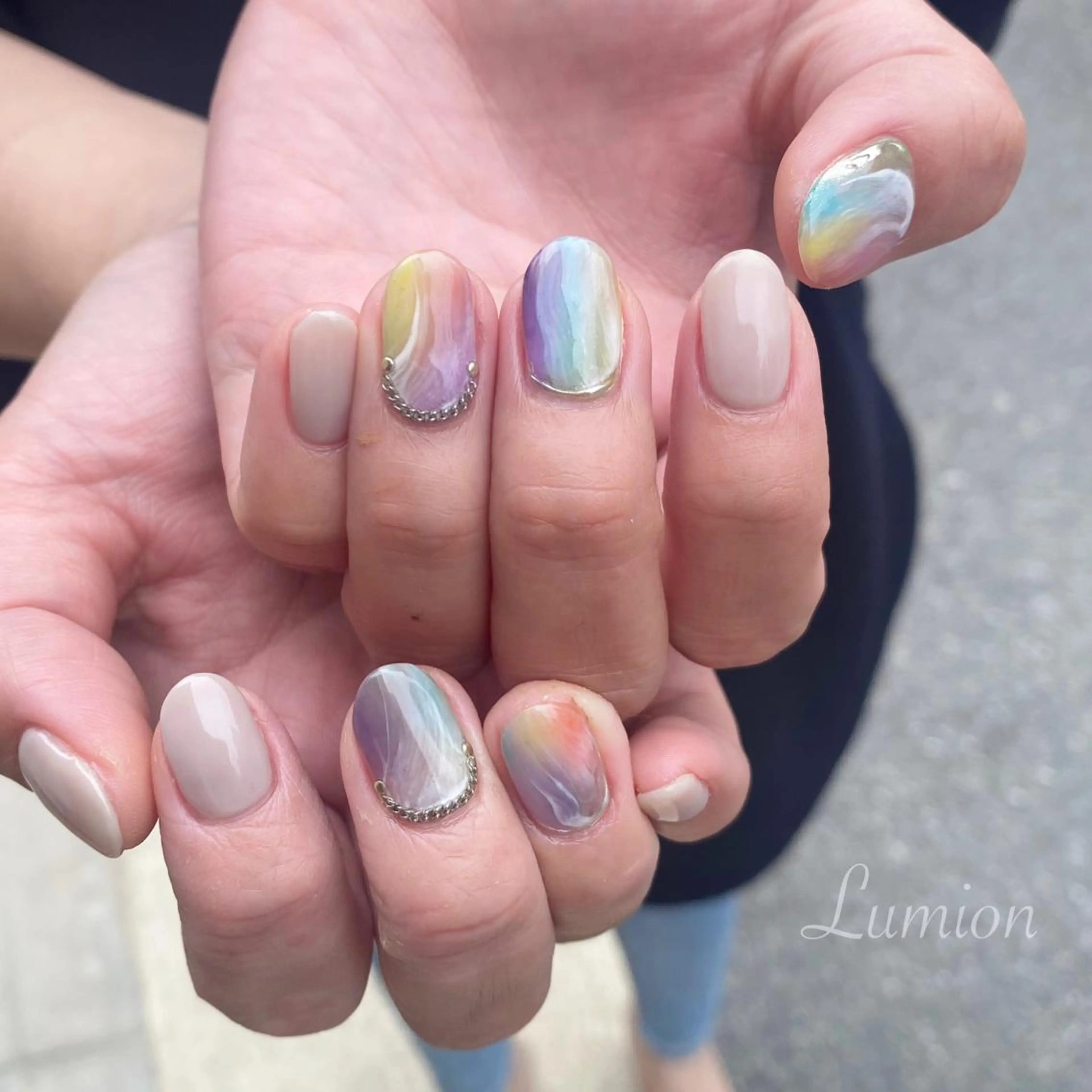 ネイル ニュアンスネイル nailroom Lumionのネイルデザイン