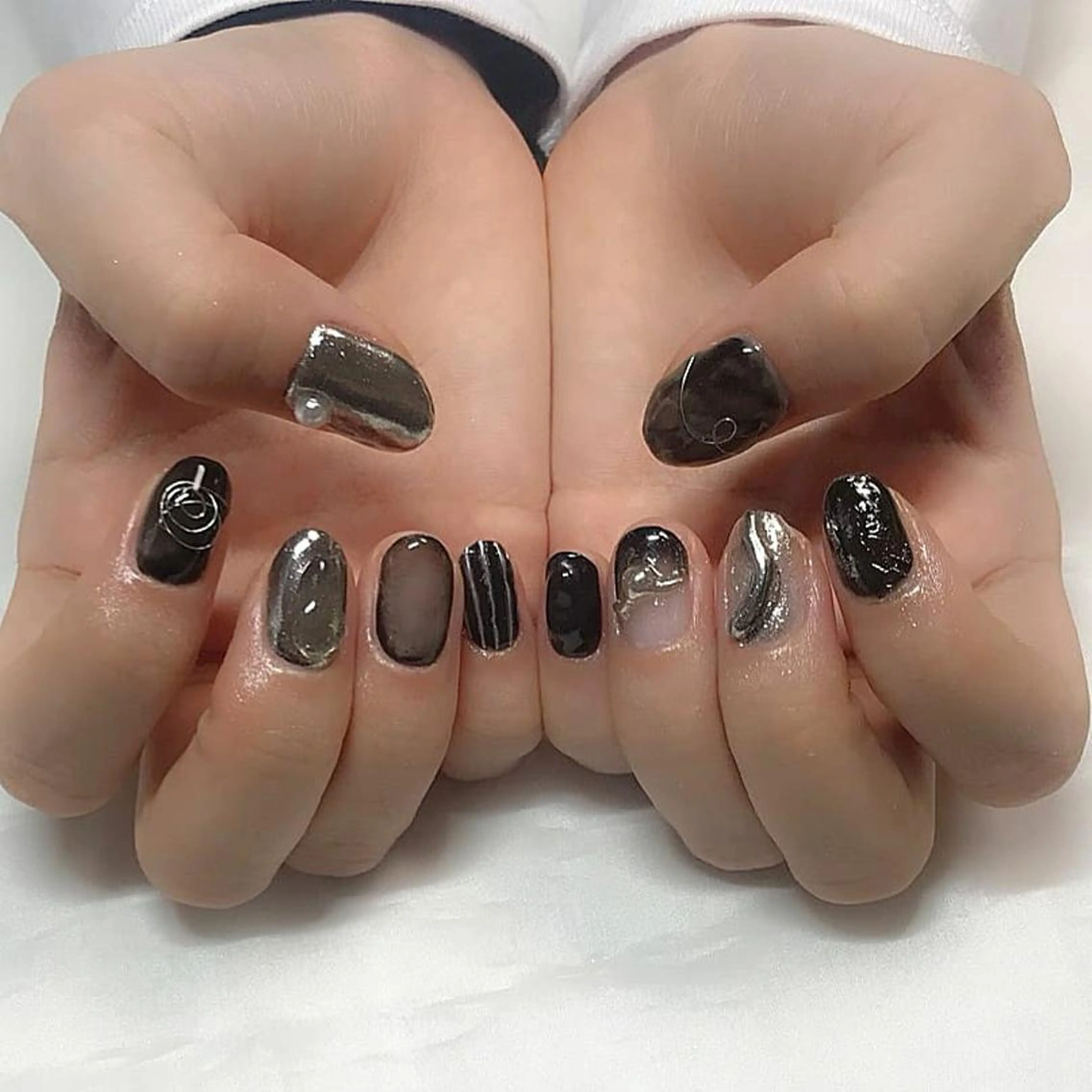 ネイル ハンドネイル ハンドケア lylynail YUUKAのネイルデザイン