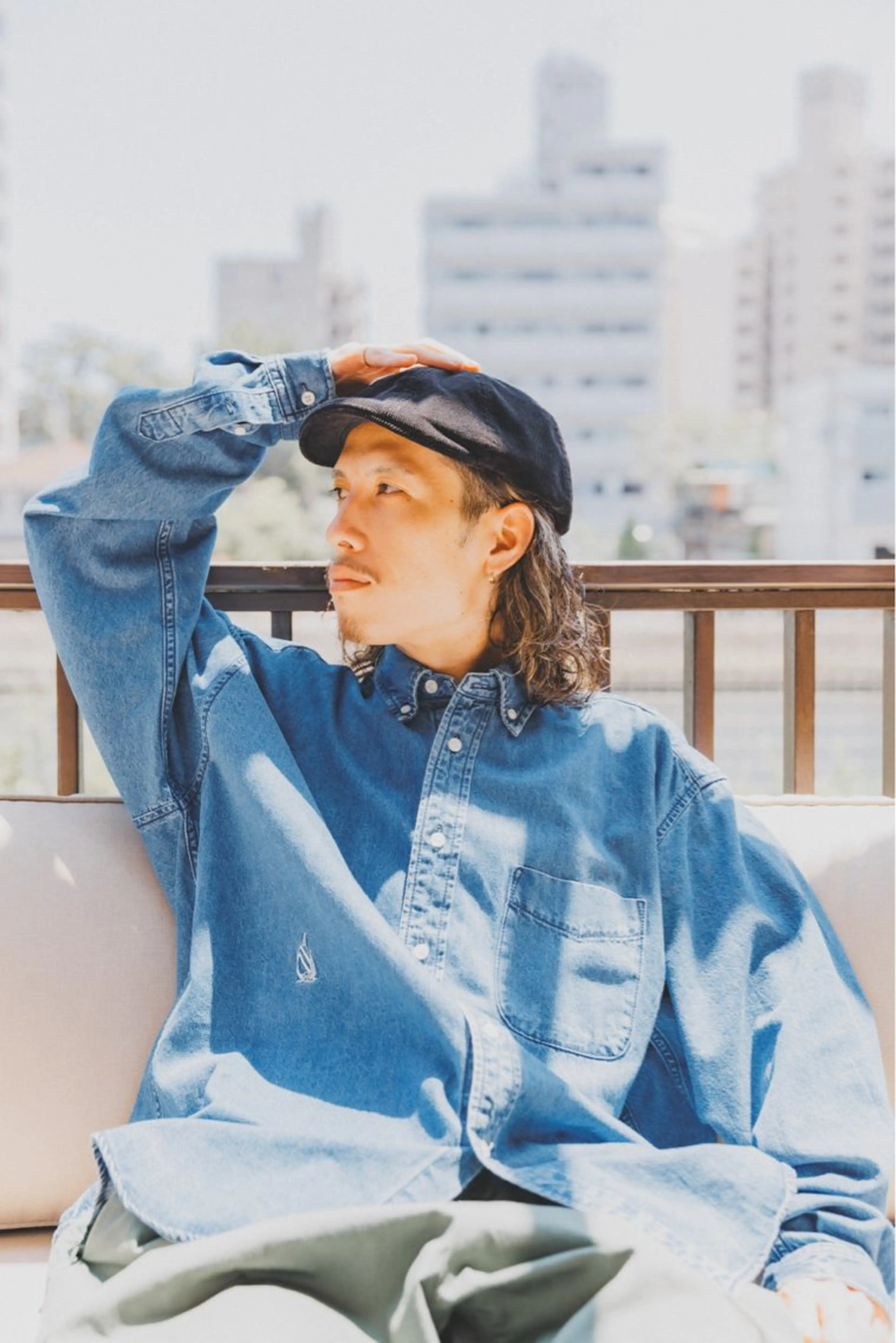 カラー メンズ Hope's by  diar所属・mai🤍透明感/ 縮毛矯正/藤沢のヘアスタイル