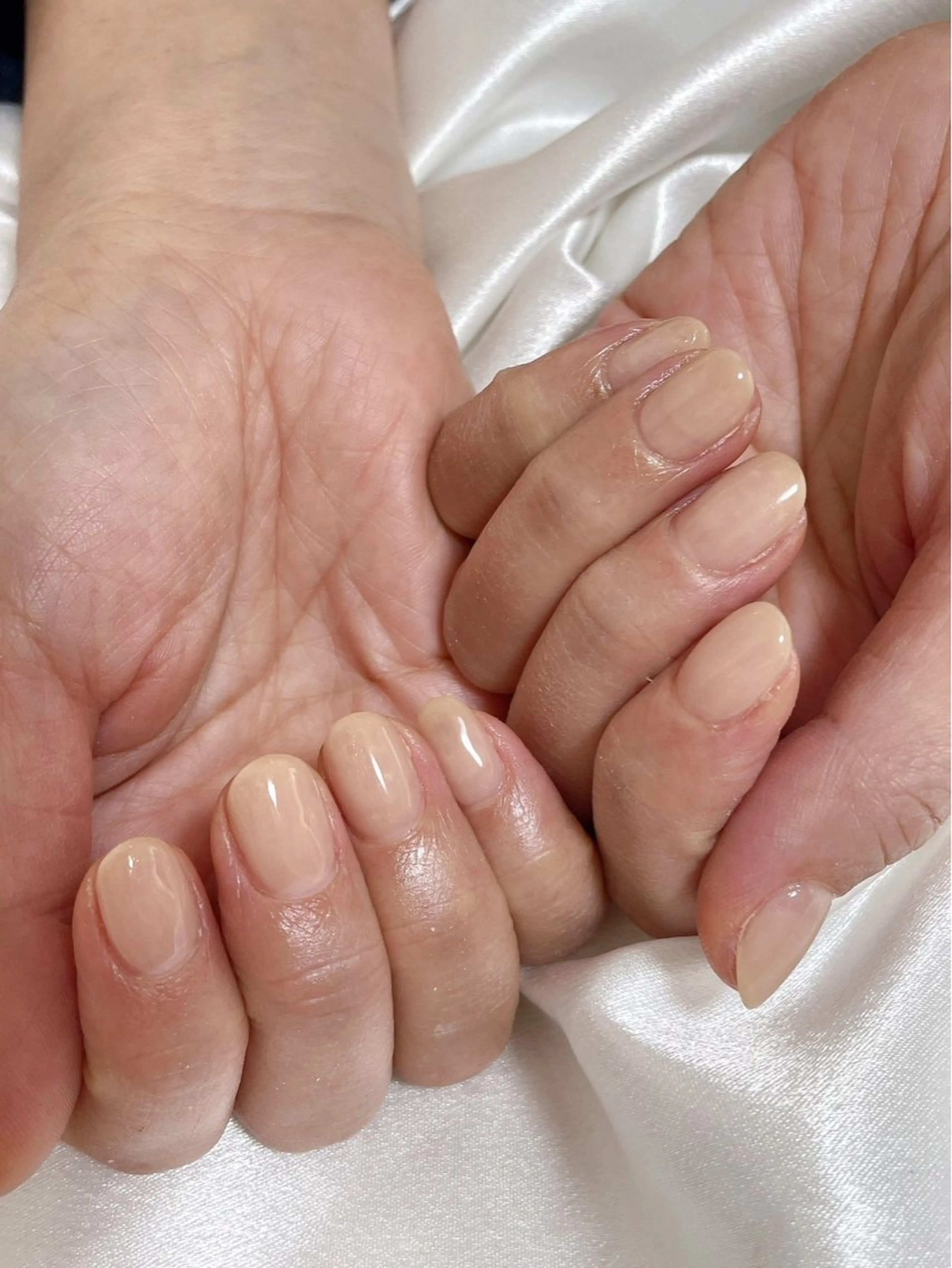 ネイル オーロラネイル 桜ネイル フラワーネイル フットネイル フレンチネイル ハンドネイル kikinail 溝の口のネイルデザイン