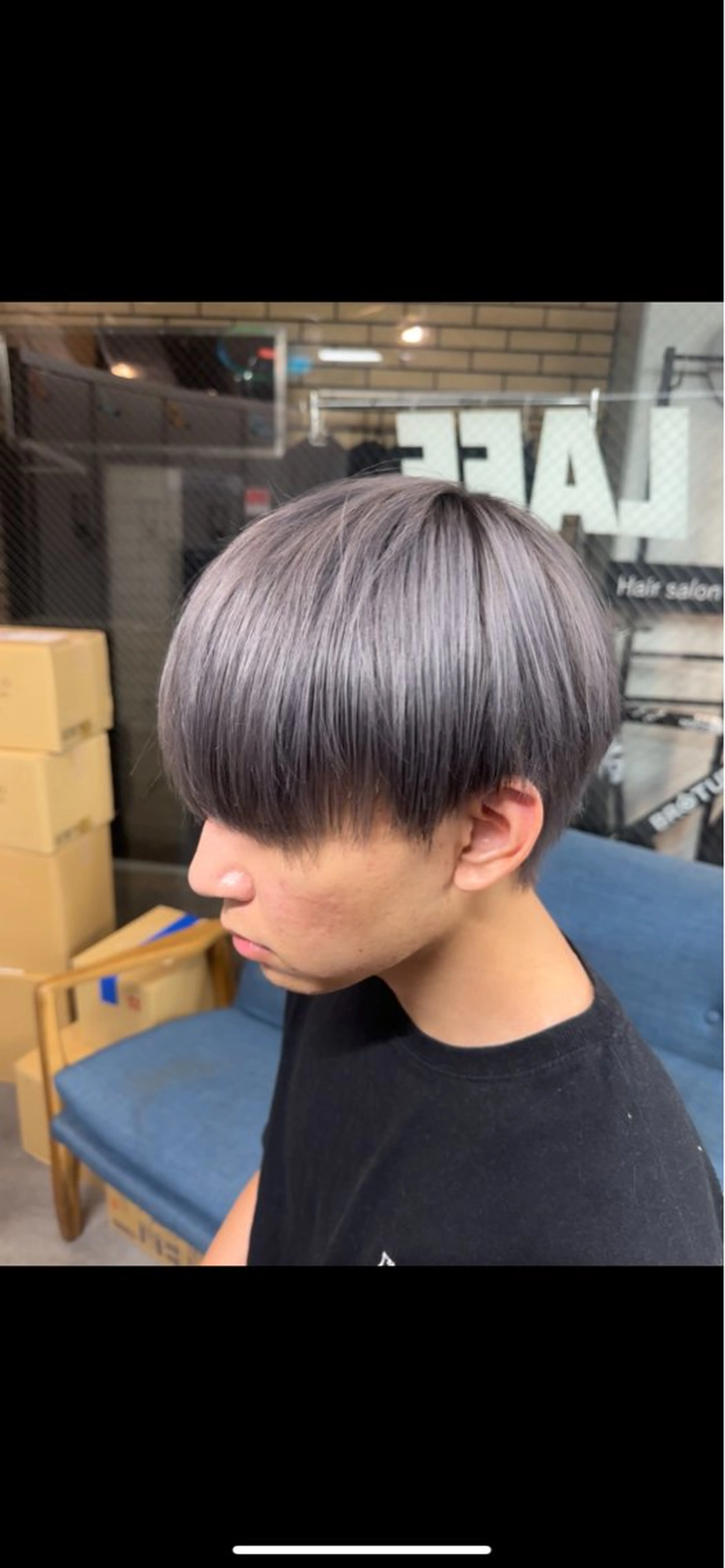 カラー メンズ 剣太郎カットモデル 10㎝カット募集中のヘアスタイル