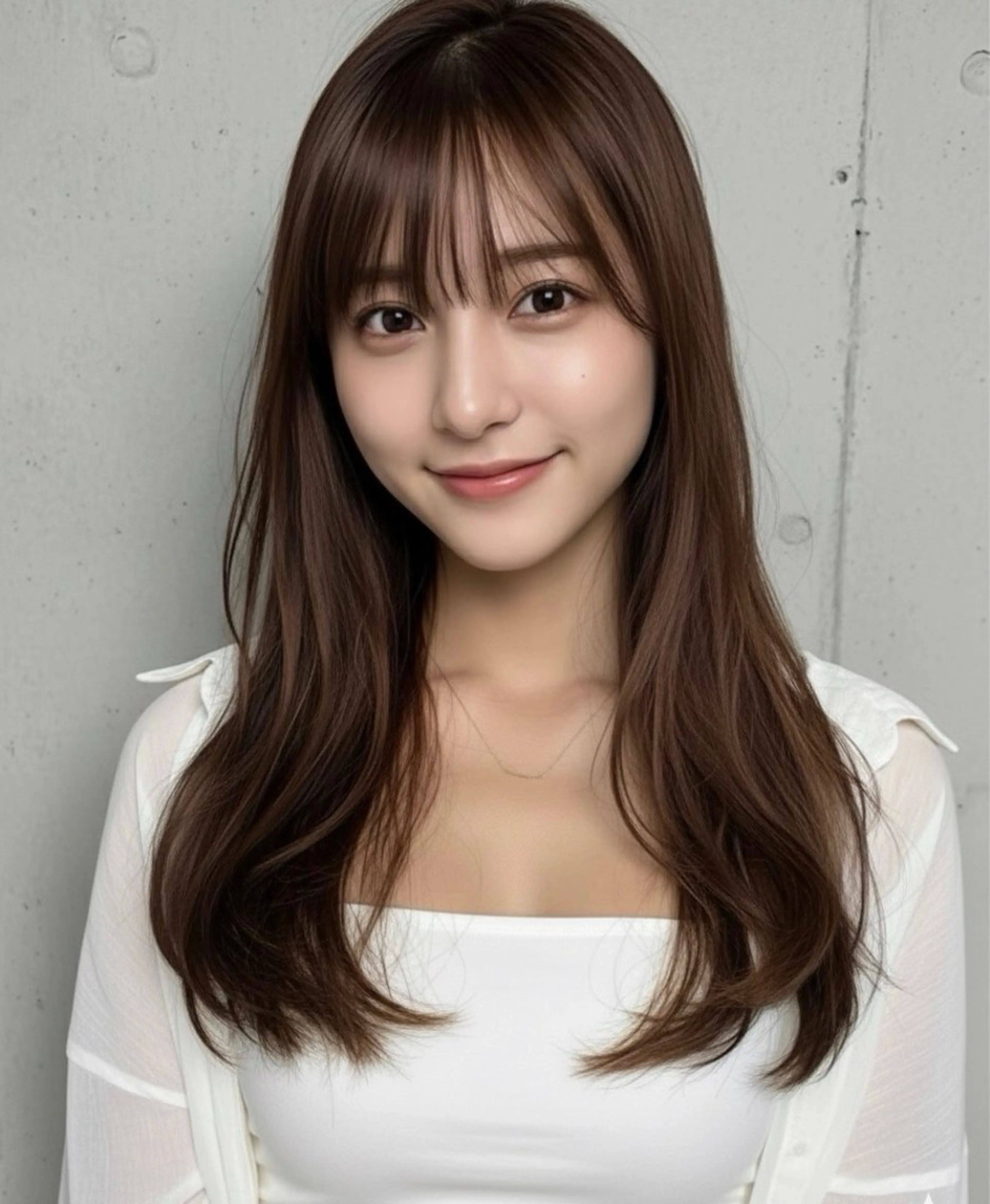 ロング カット ヘアカラー トリートメント ヘッドスパ ヘアセット リベルテ 渋谷のヘアスタイル