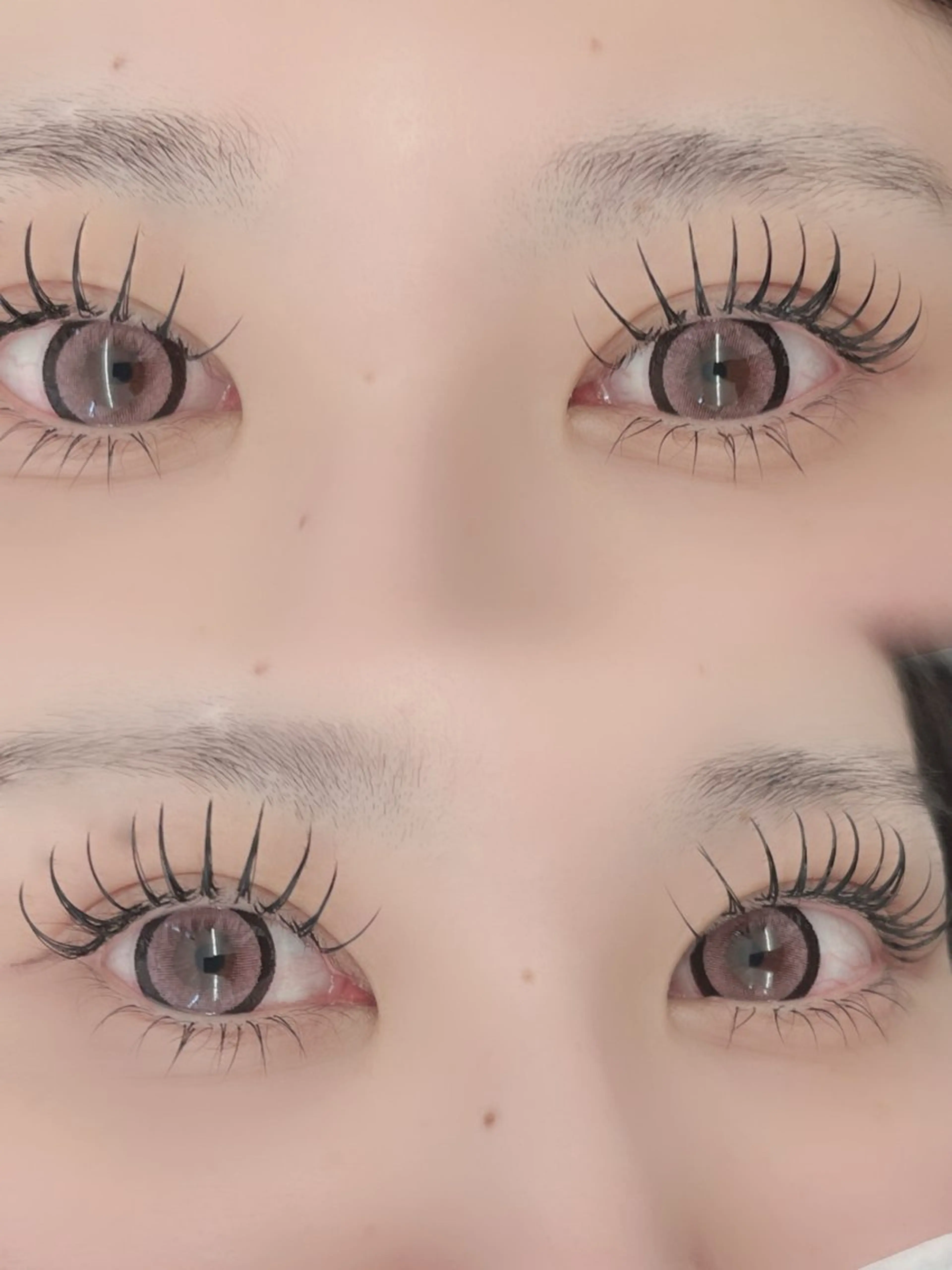 マツエク・マツパ Dカール Moe🤍Moon Doll Eyeのマツエク・マツパデザイン