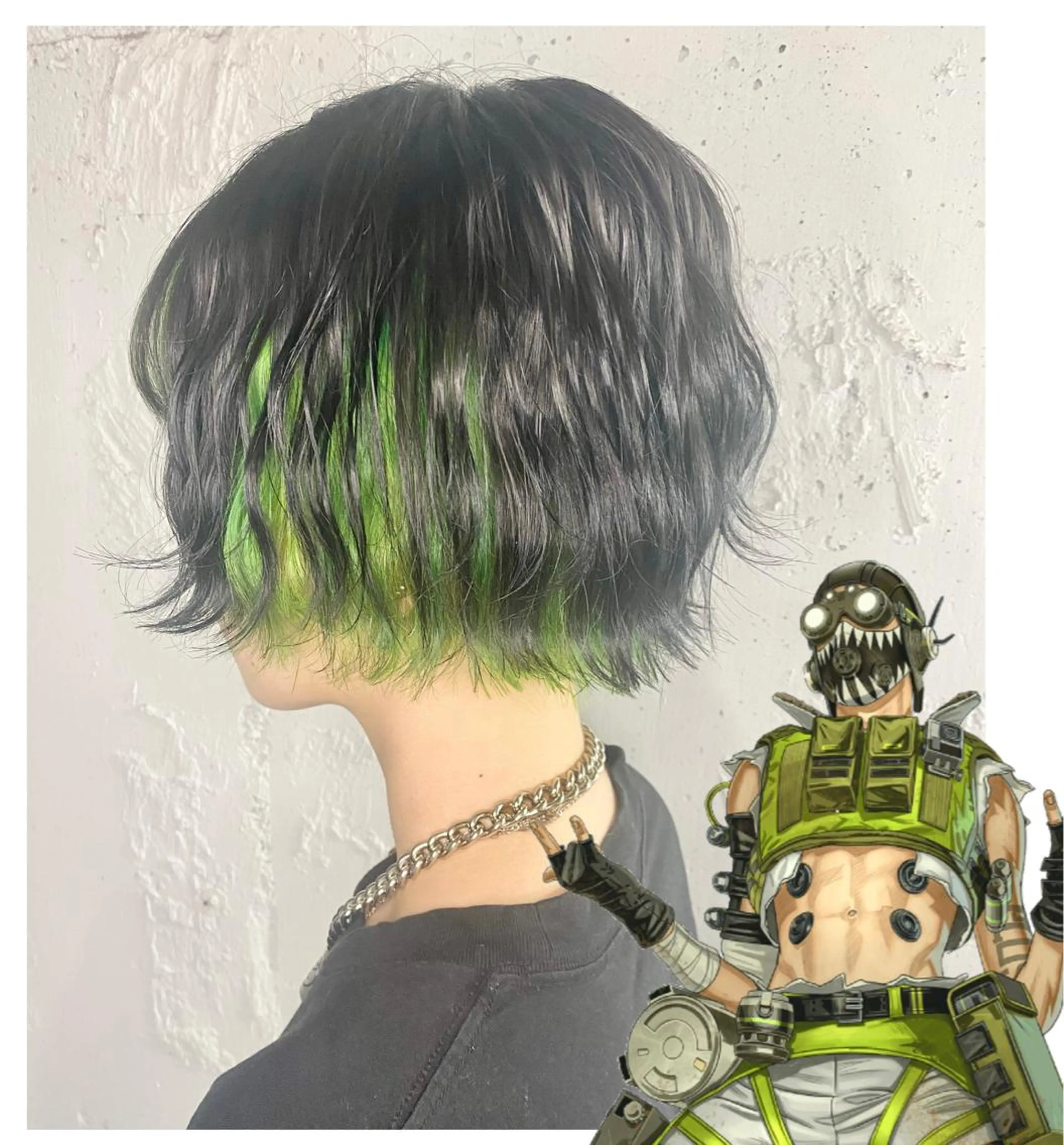 ショート カラー TSUNO🦖 派手髪/オタク美容師のヘアスタイル