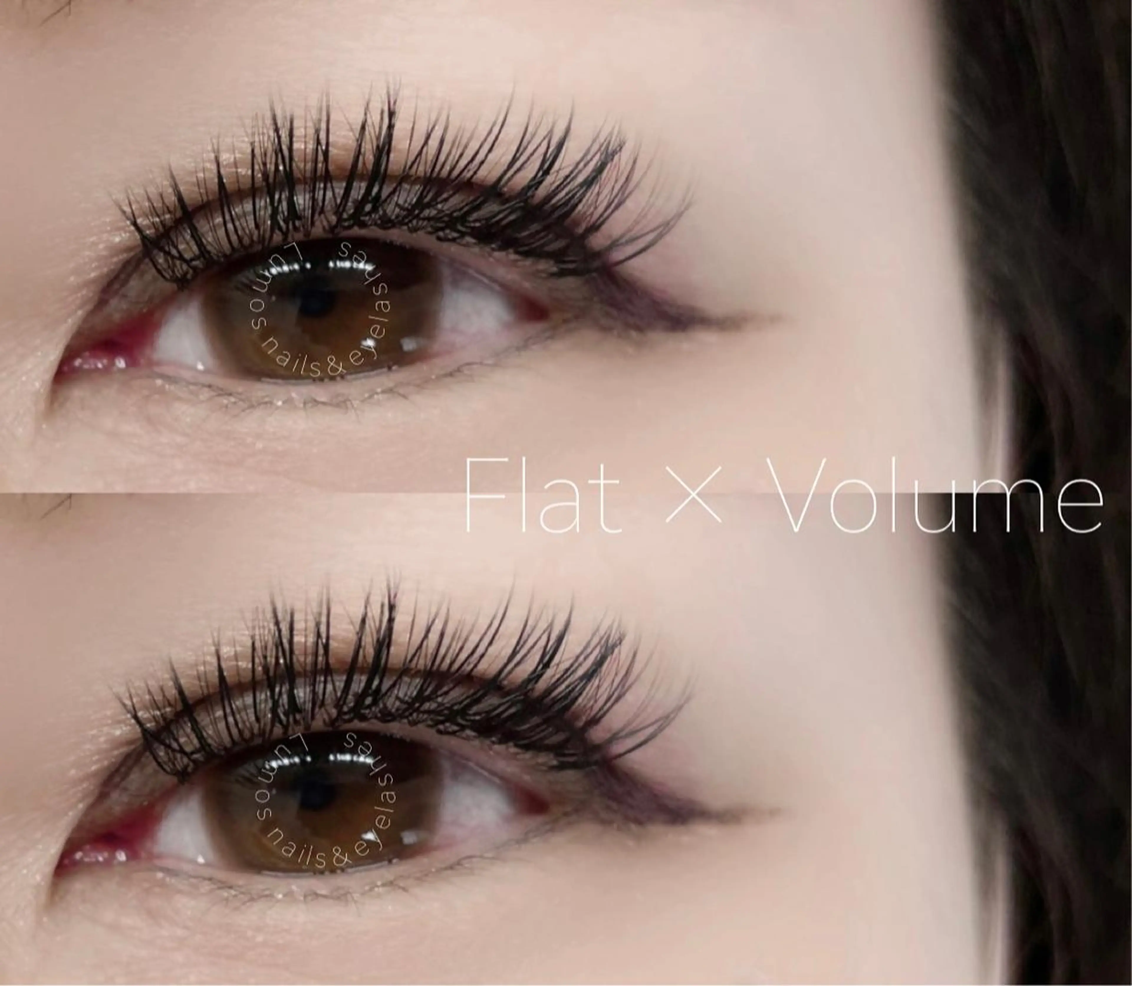 マツエク・マツパ フラットラッシュ ボリュームラッシュ Lumos nail&eyelash所属・Lumos Ayakaのマツエク・マツパデザイン