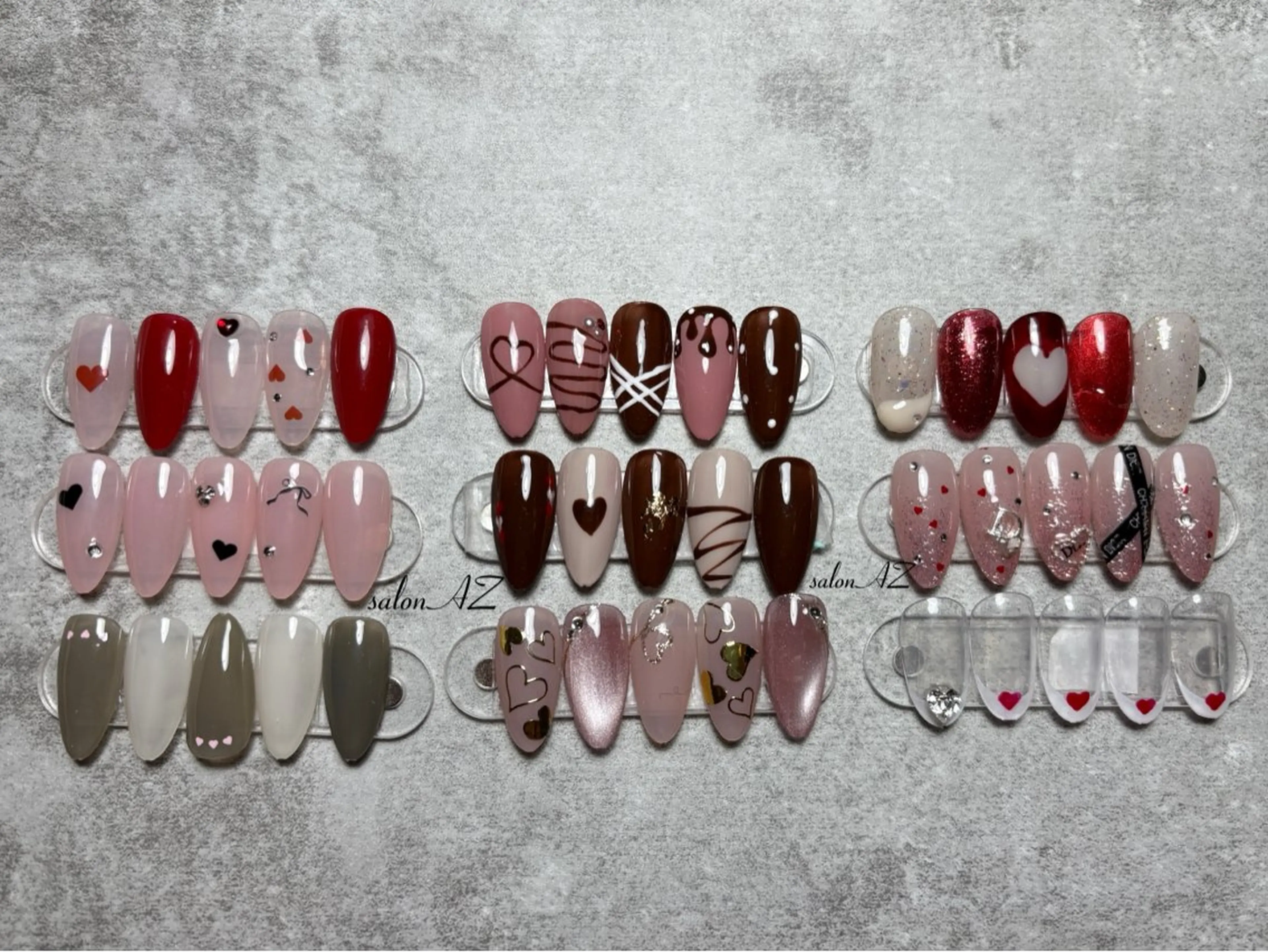 ネイル バレンタイン salon AZのネイルデザイン