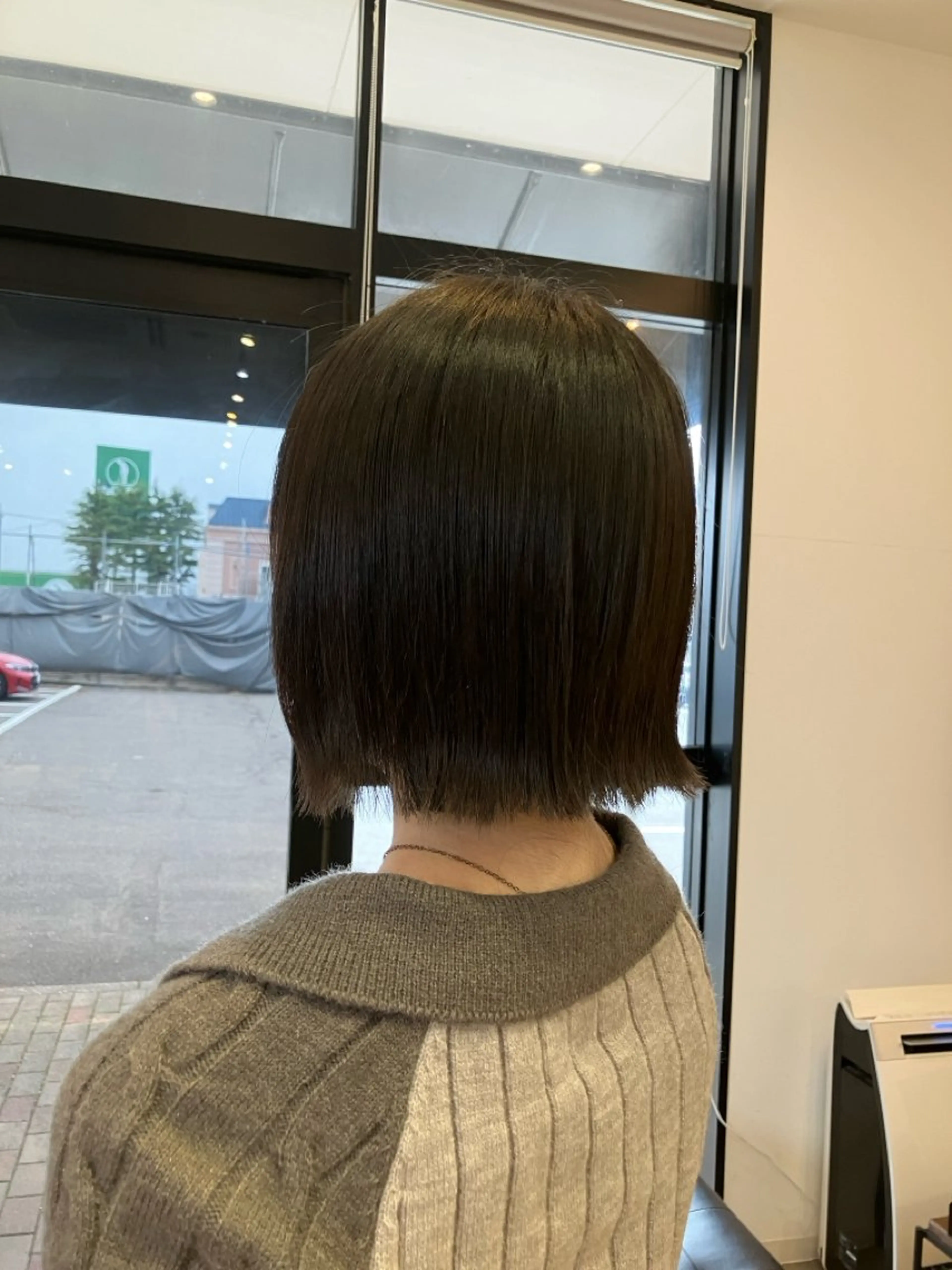 ミディアム 切りっぱなしボブ ボブ 酒井 成貴のヘアスタイル