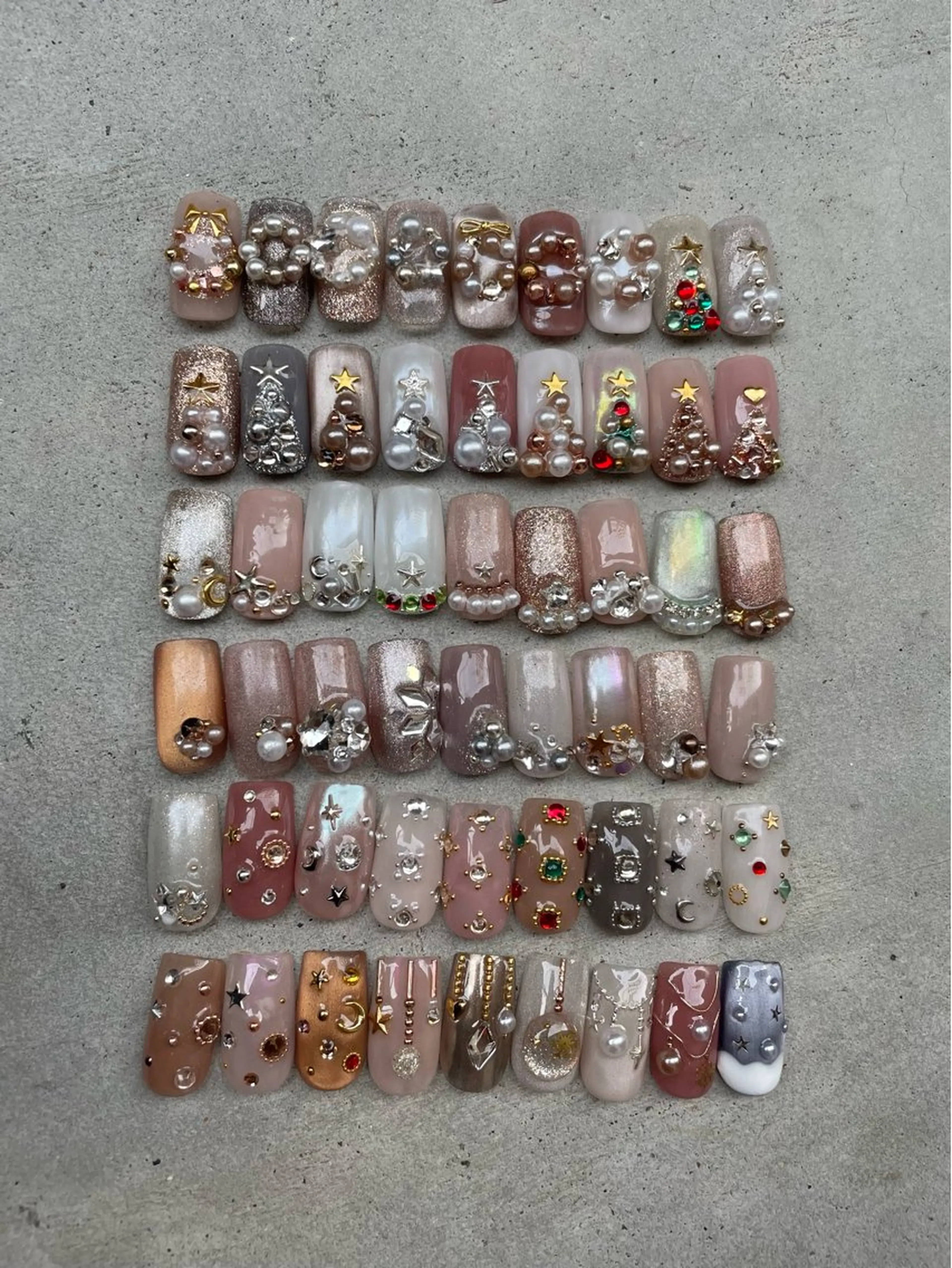 ネイル 冬ネイル クリスマス Rommy Arisaのネイルデザイン