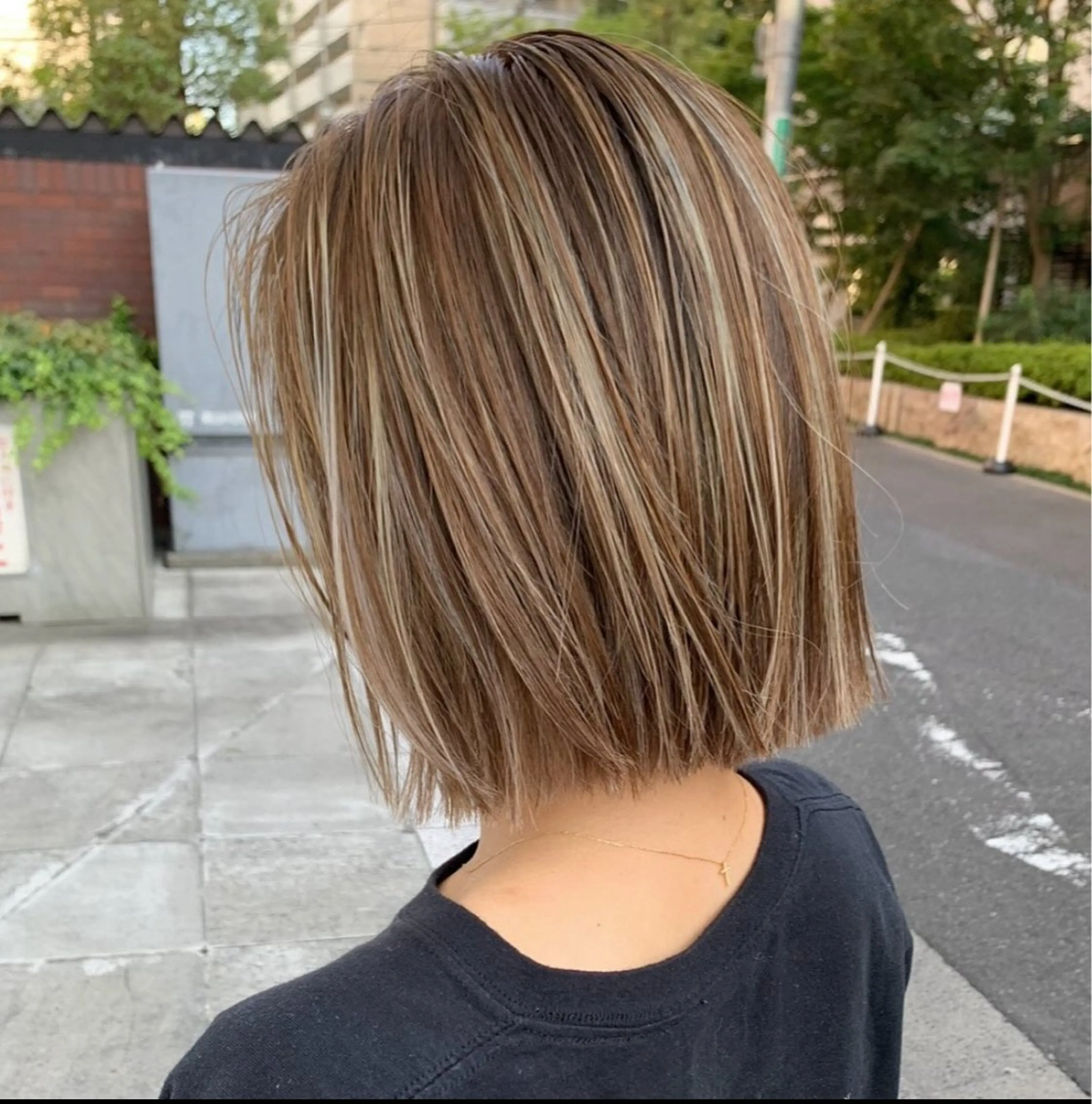 カラー 藤本 麗未のヘアスタイル