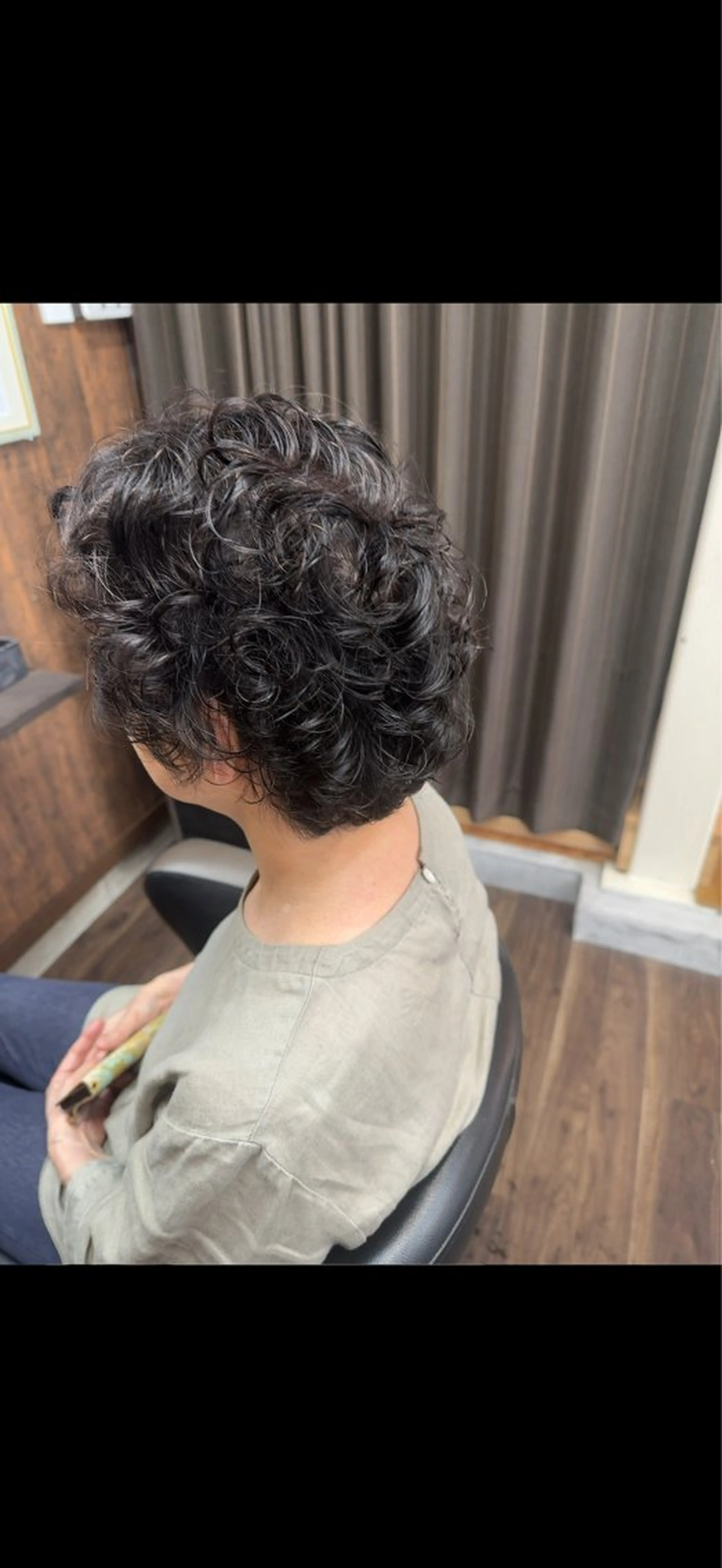 ショート カット パーマ 山宮 雅次のヘアスタイル