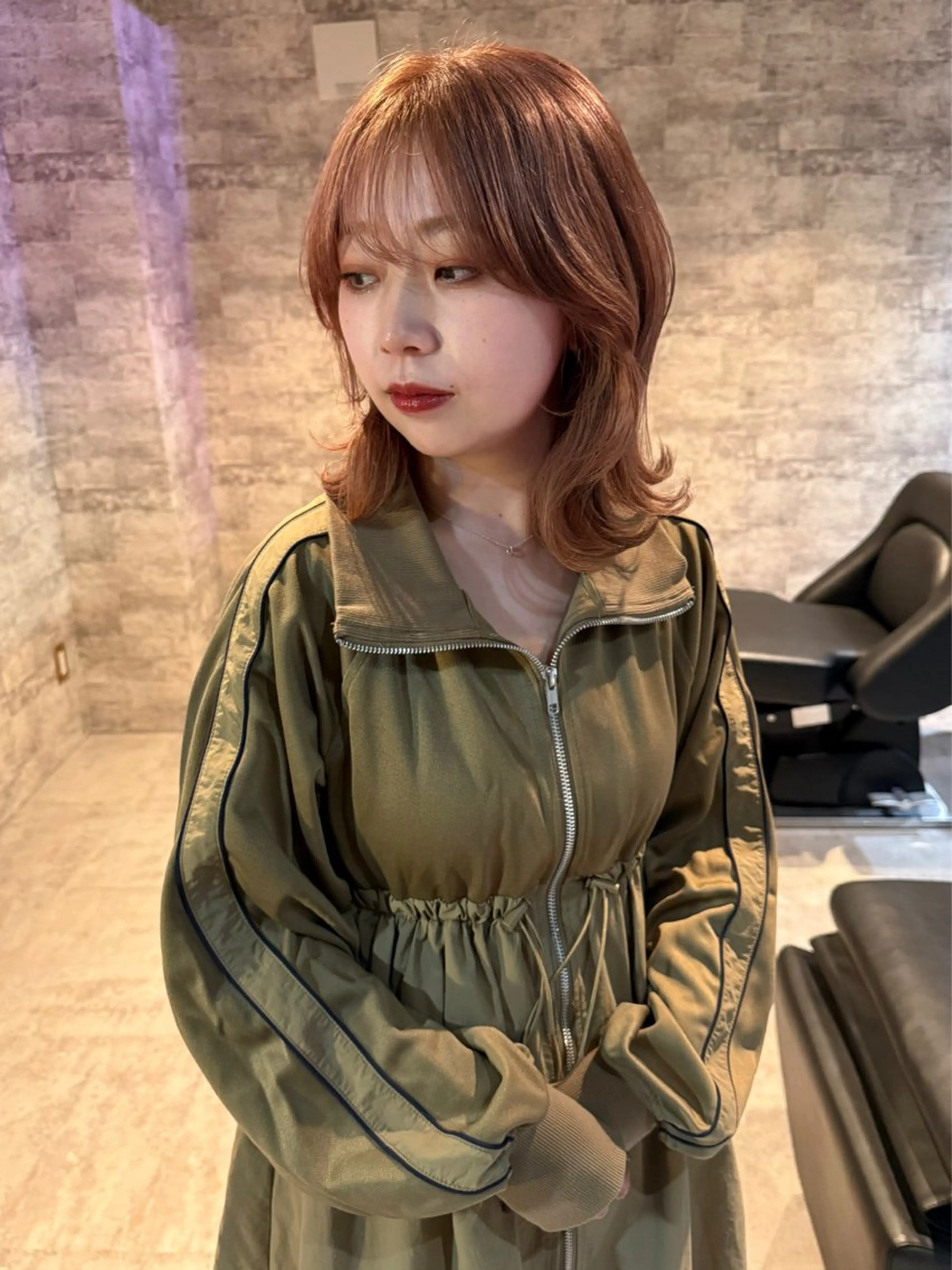 ミディアム カラー カット ヘアカラー トリートメント mai / linoah˚✧のヘアスタイル