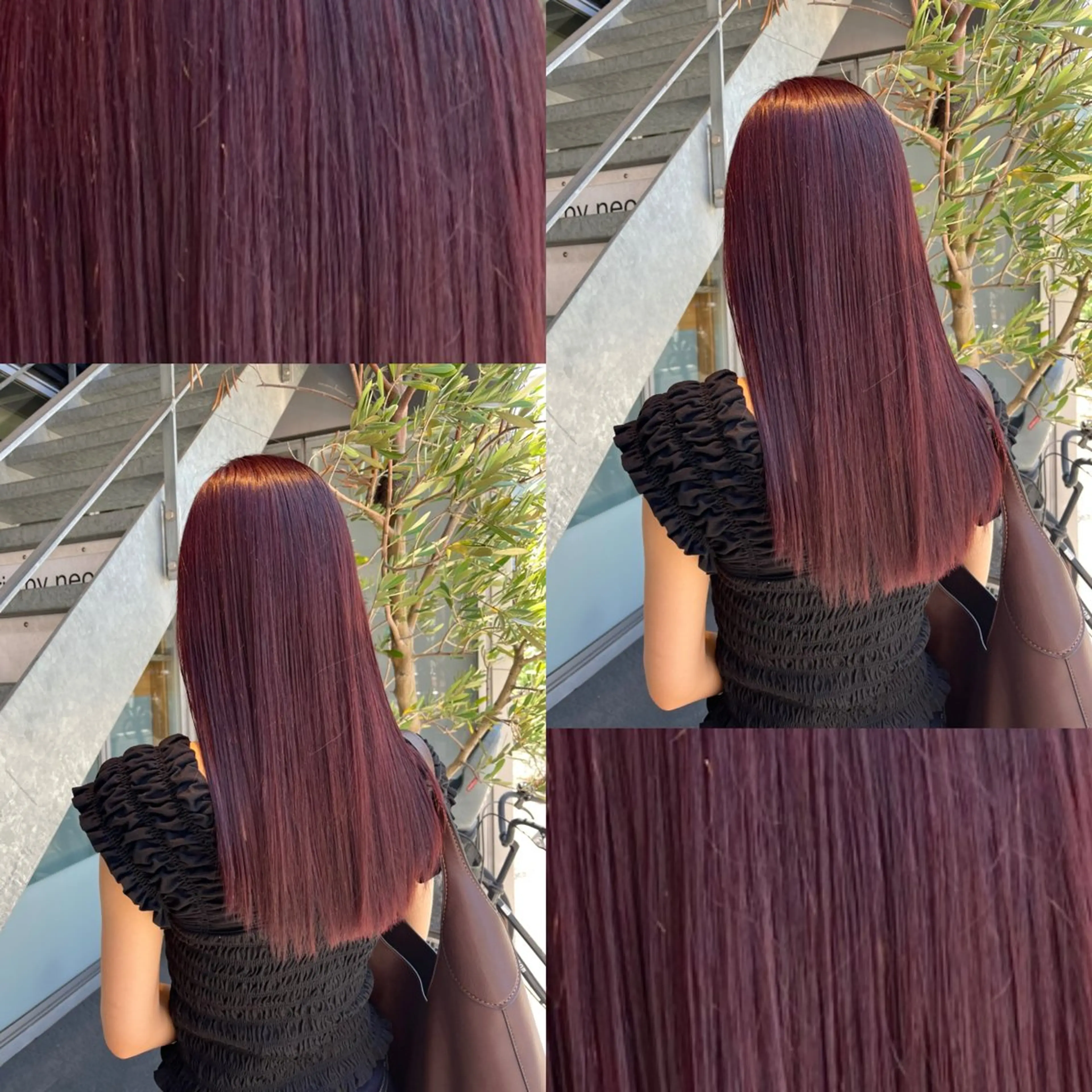 カラー イケハラ ナナミのヘアスタイル