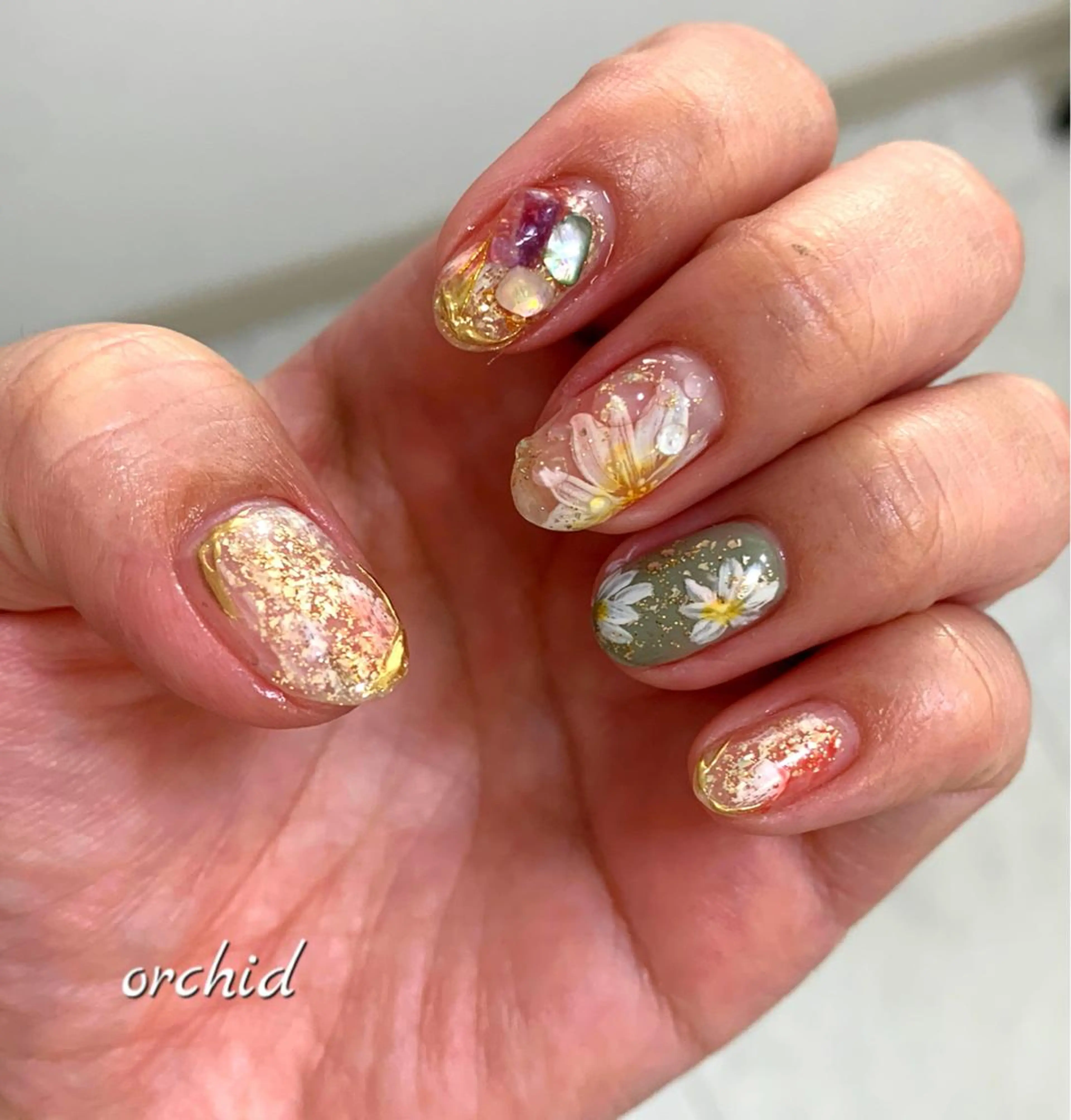 ネイル orchid ♡オーキッドのネイルデザイン