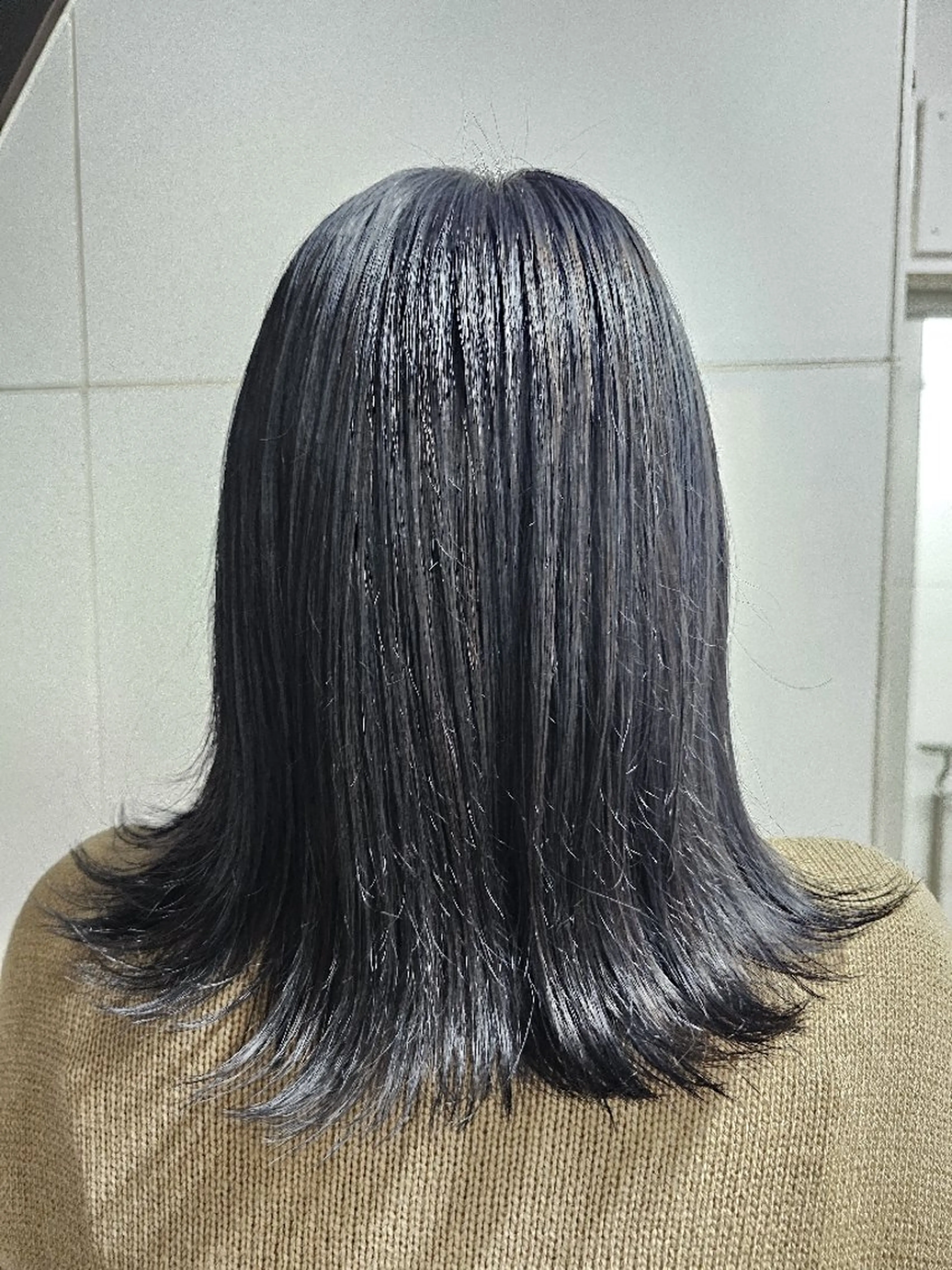 ミディアム ヘアカラー トリートメント 山口 そらのヘアスタイル