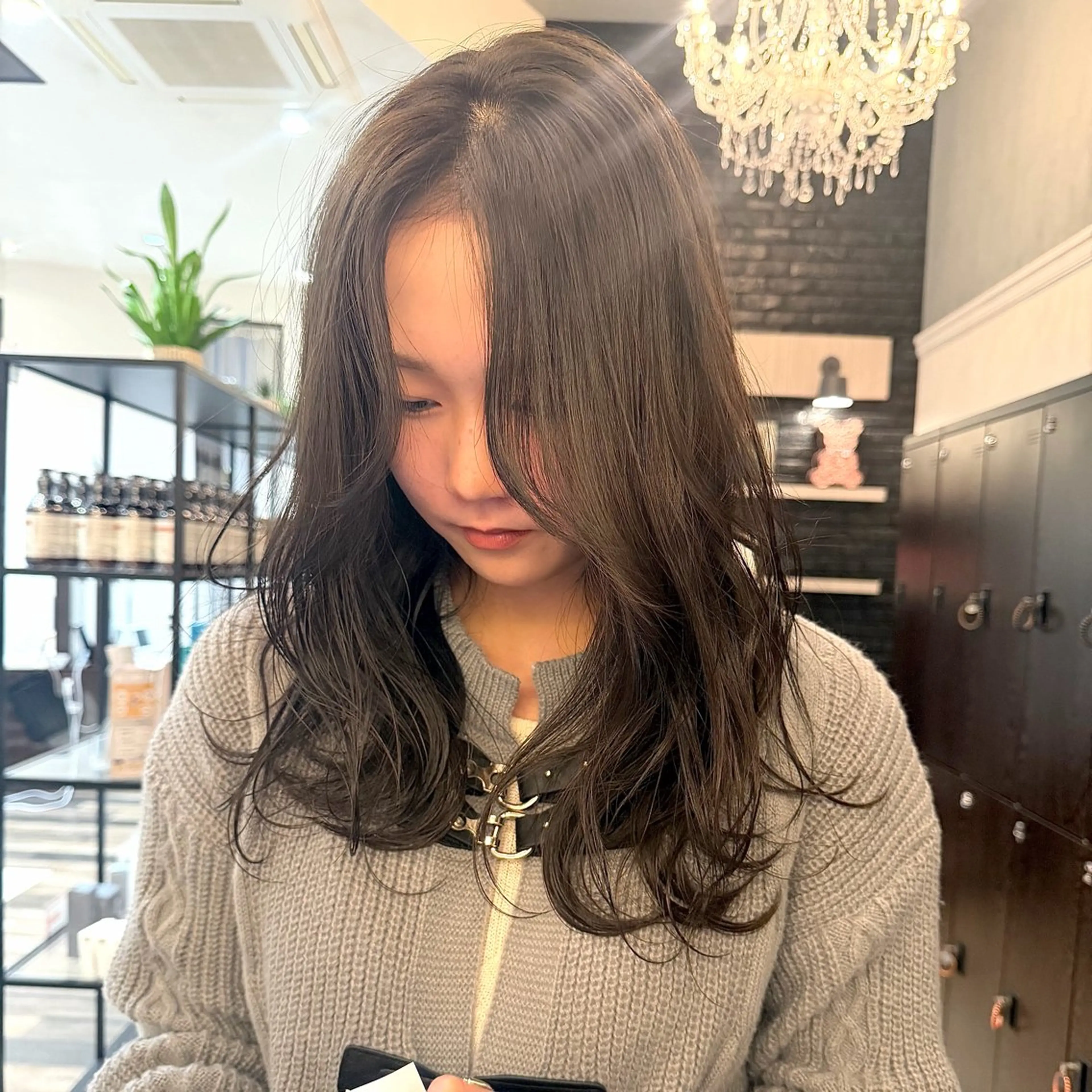 ロング カラー カット ヘアカラー トリートメント 🍒中川葵久美🍒 レイヤー/メンズのヘアスタイル