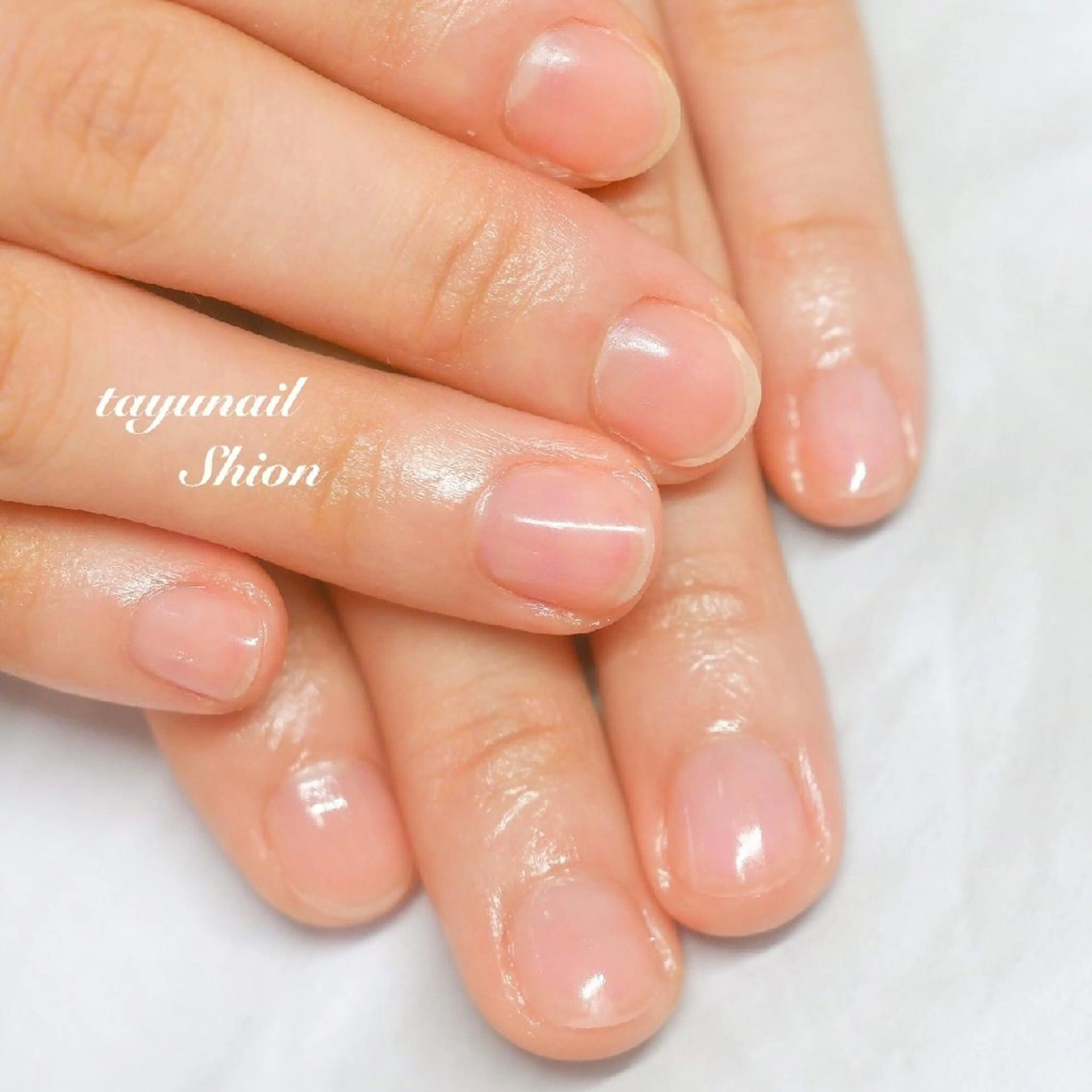 ネイル ブルー ジェルネイル パラジェル ネイルサロン 【たゆnail】のネイルデザイン