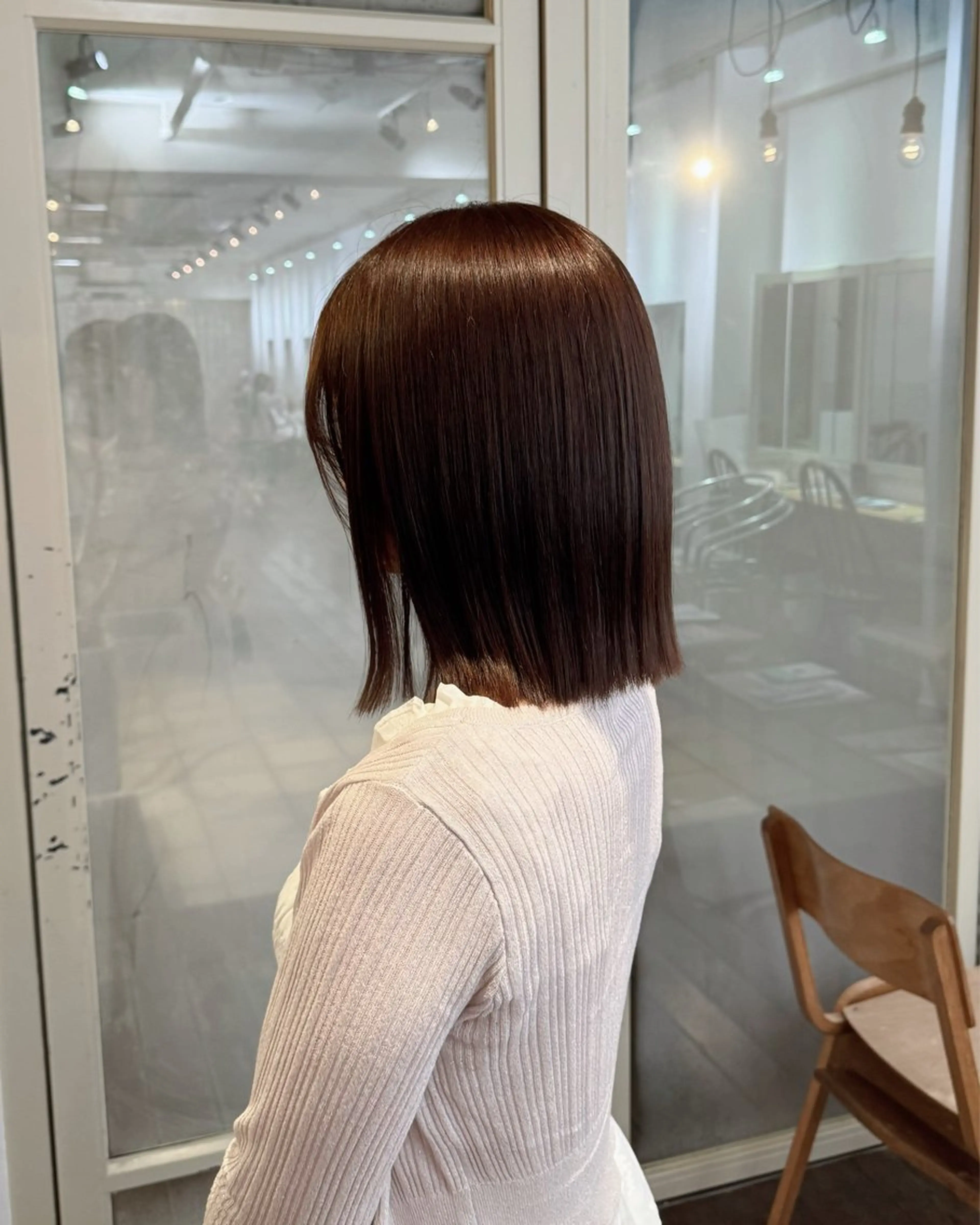 ミディアム カラー ボルドーカラー カット ヘアカラー MAKE’S 表参道 🌟はるかのヘアスタイル