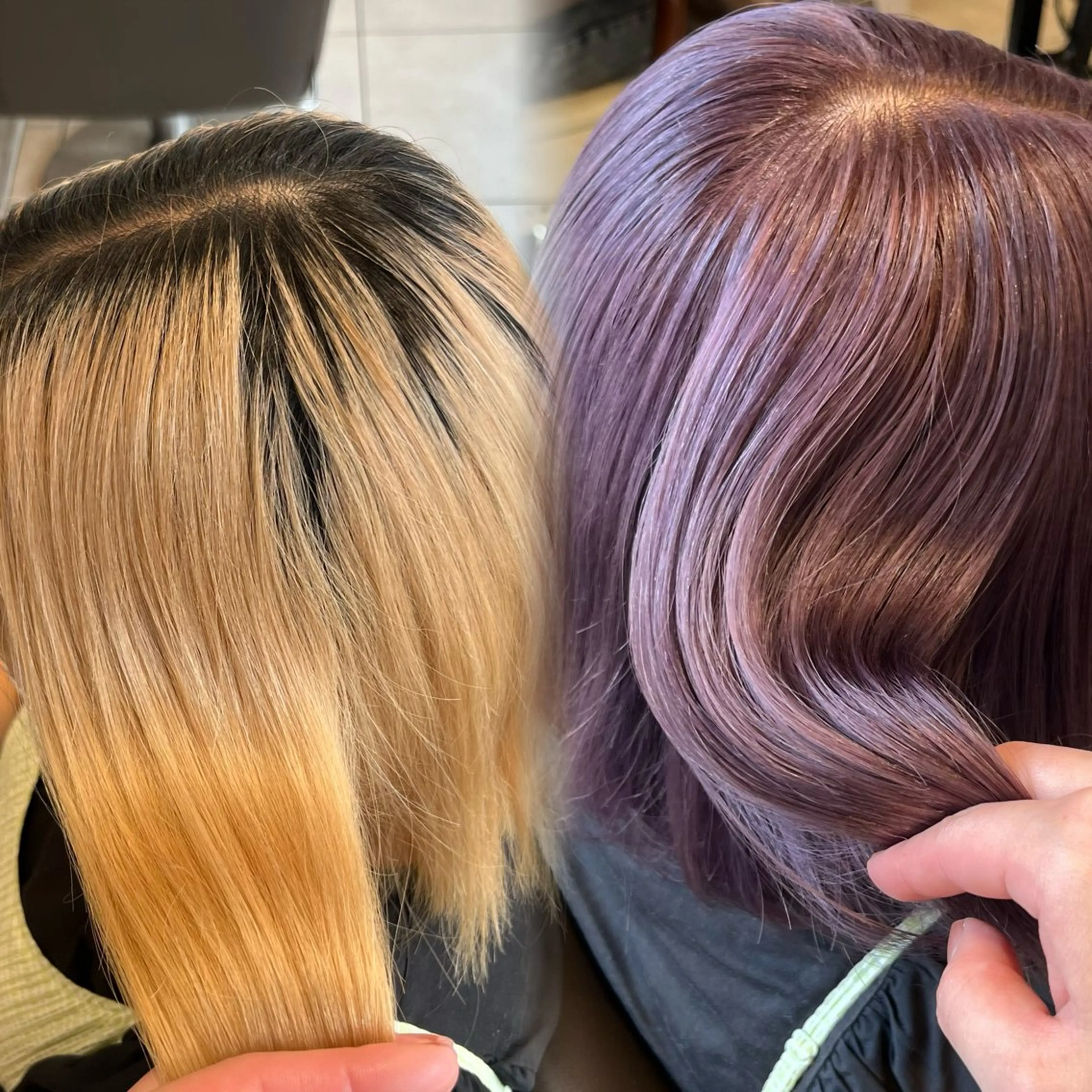 ミディアム カラー カット ヘアカラー トリートメント 🌿earth亀有店 【緑髪のノブ】🌿のヘアスタイル