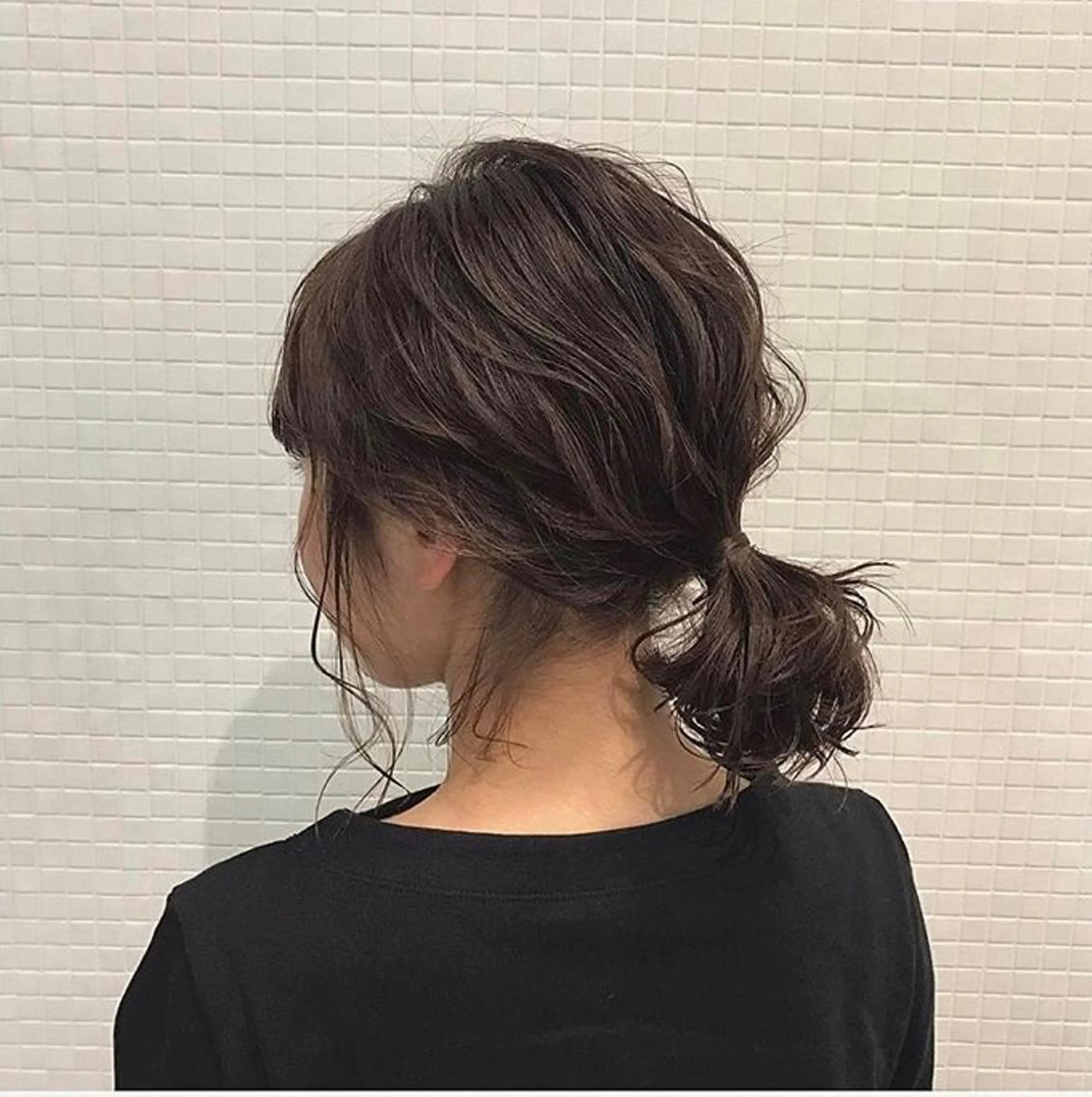 ショート カラー ヘアアレンジ 大阪ヴィーガンサロン KANAKOのヘアスタイル