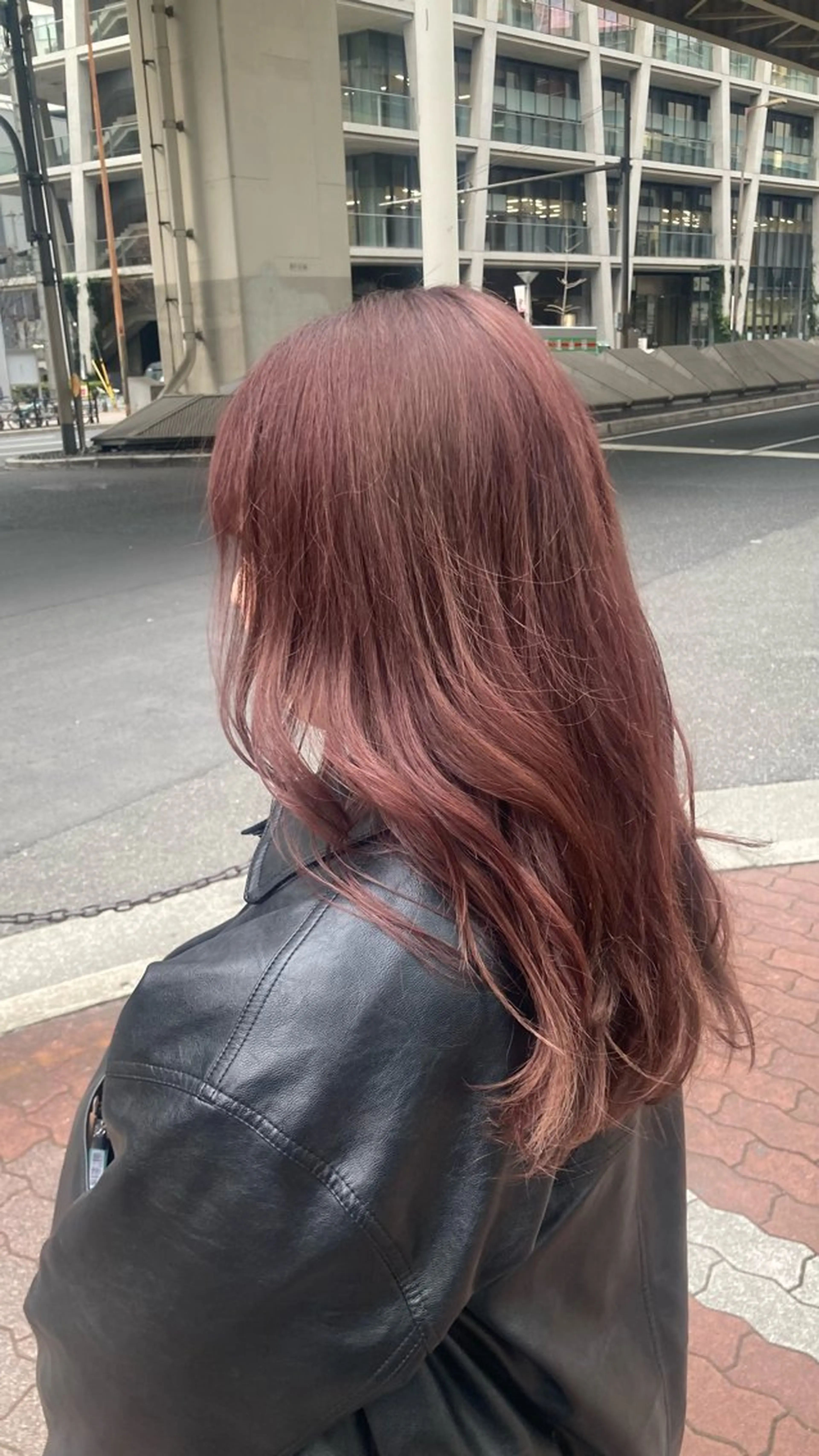 ロング カラー ヘアカラー たかなみ りなのヘアスタイル