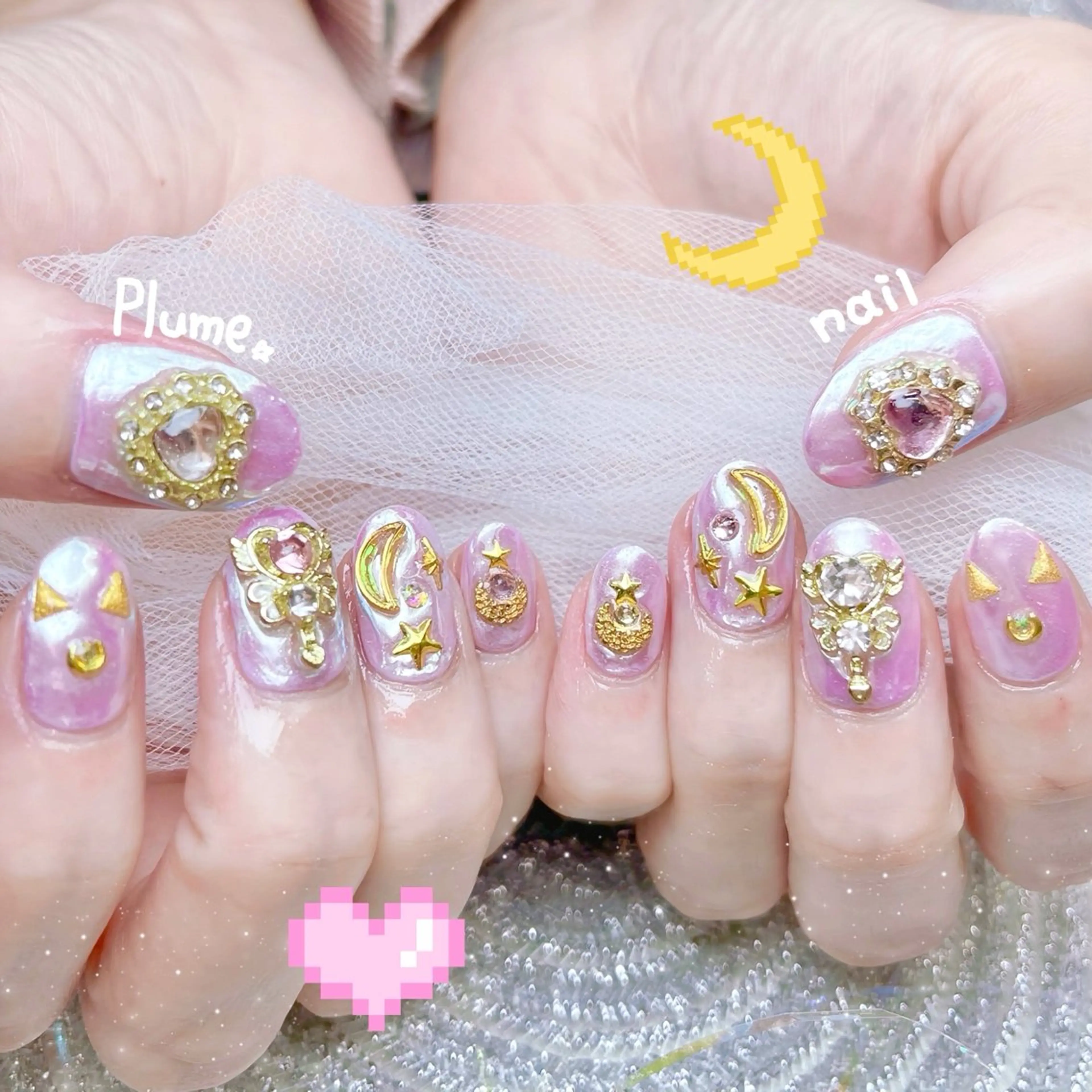 ネイル ハンドネイル plume nail ☆韓国ネイルのネイルデザイン