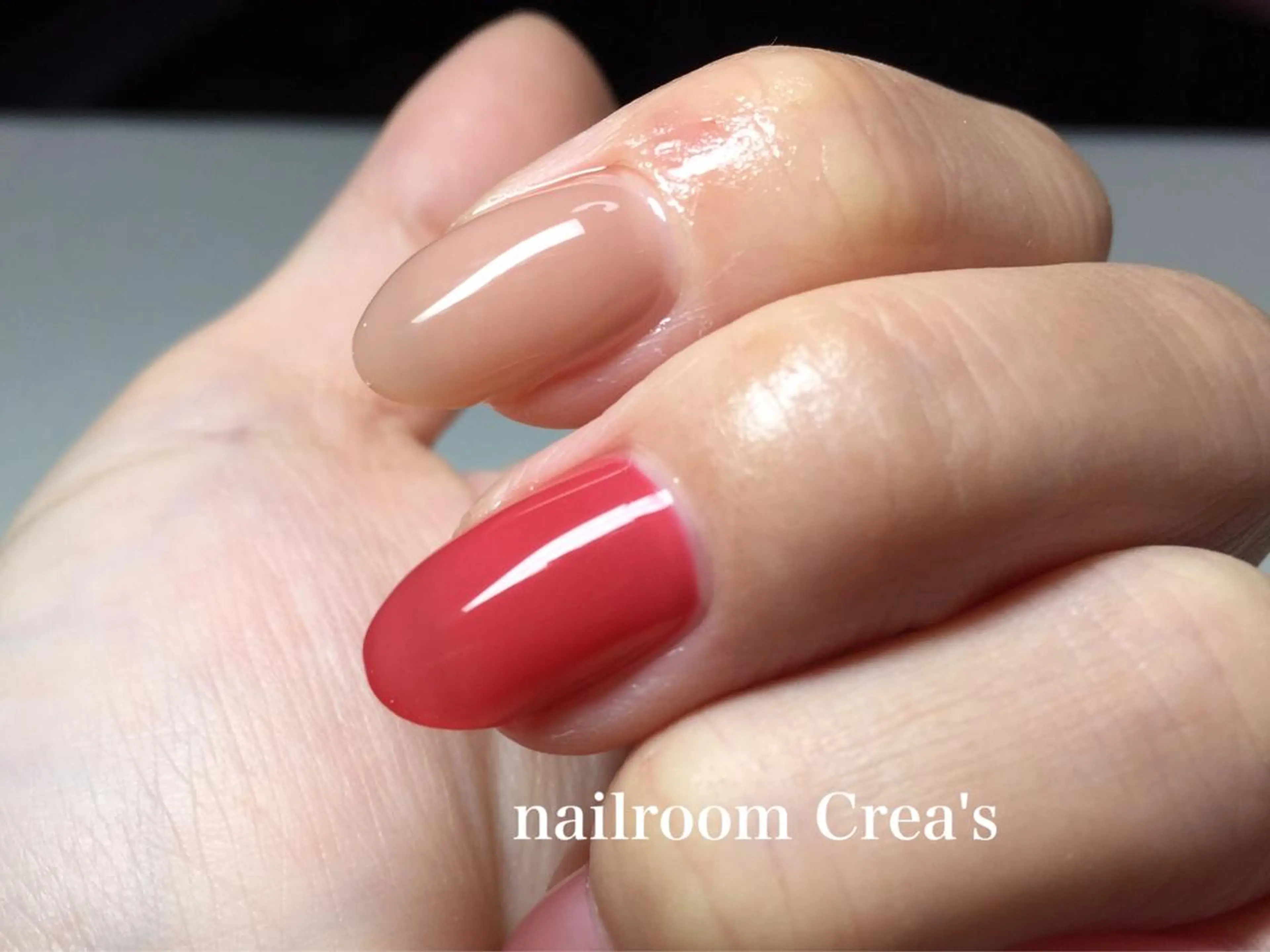 ネイル ジェルネイル ワンカラーネイル nailroom Crea'sのネイルデザイン