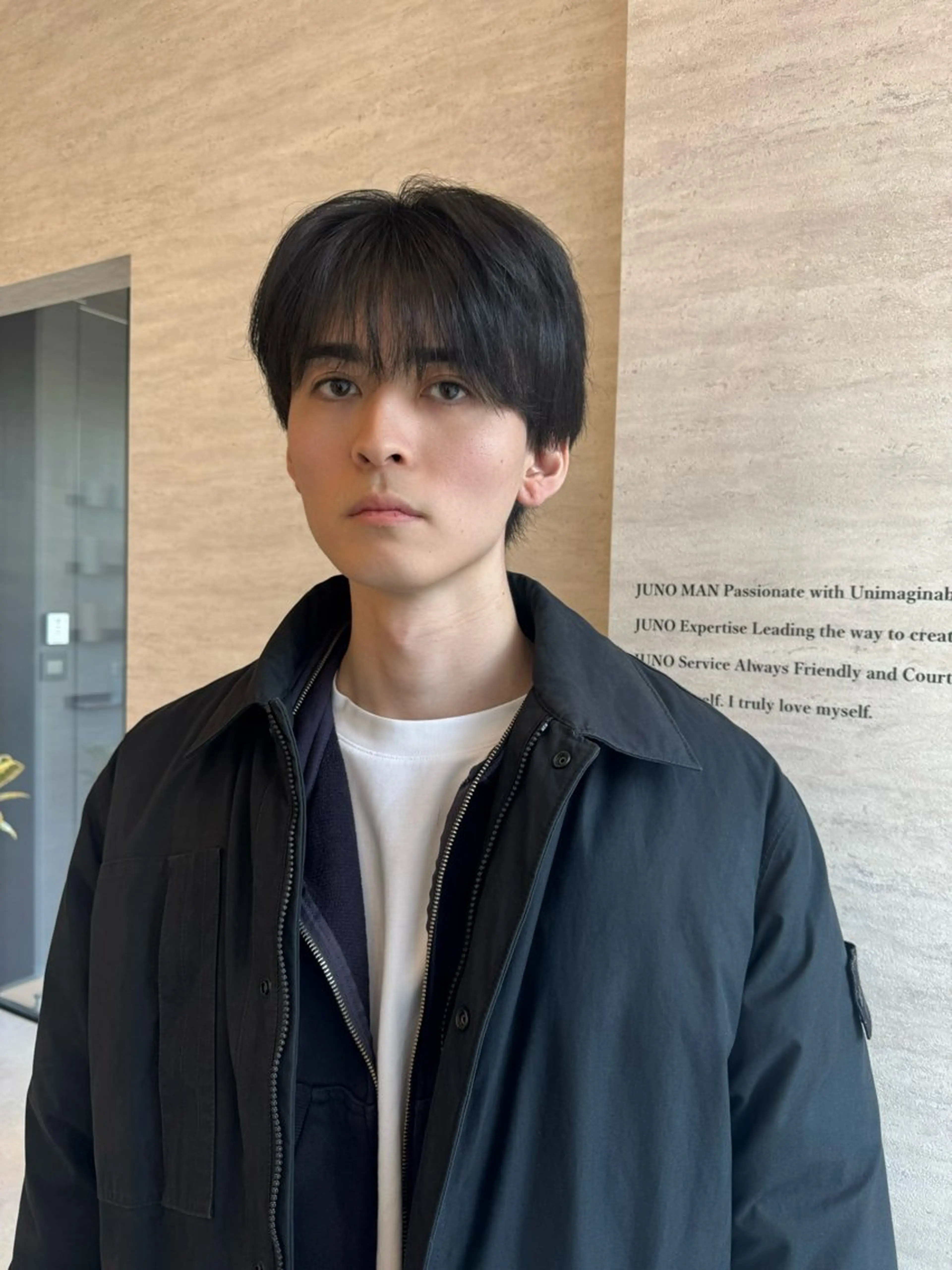 メンズ 韓国式ダウンパーマ 🇰🇷櫻井健のヘアスタイル