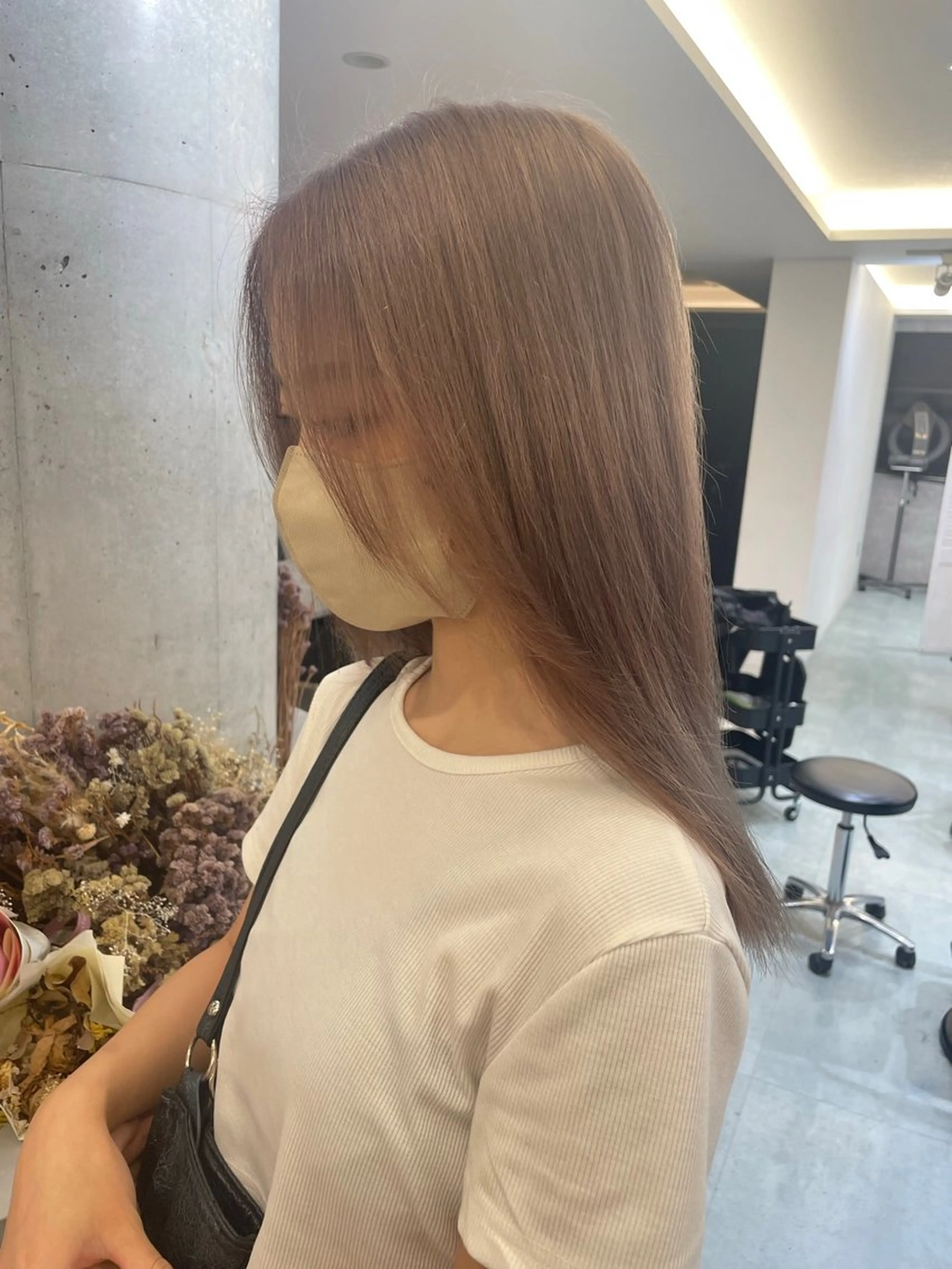 ロング ヘアカラー トリートメント ♡似合わせハイトーン ♡maiのヘアスタイル