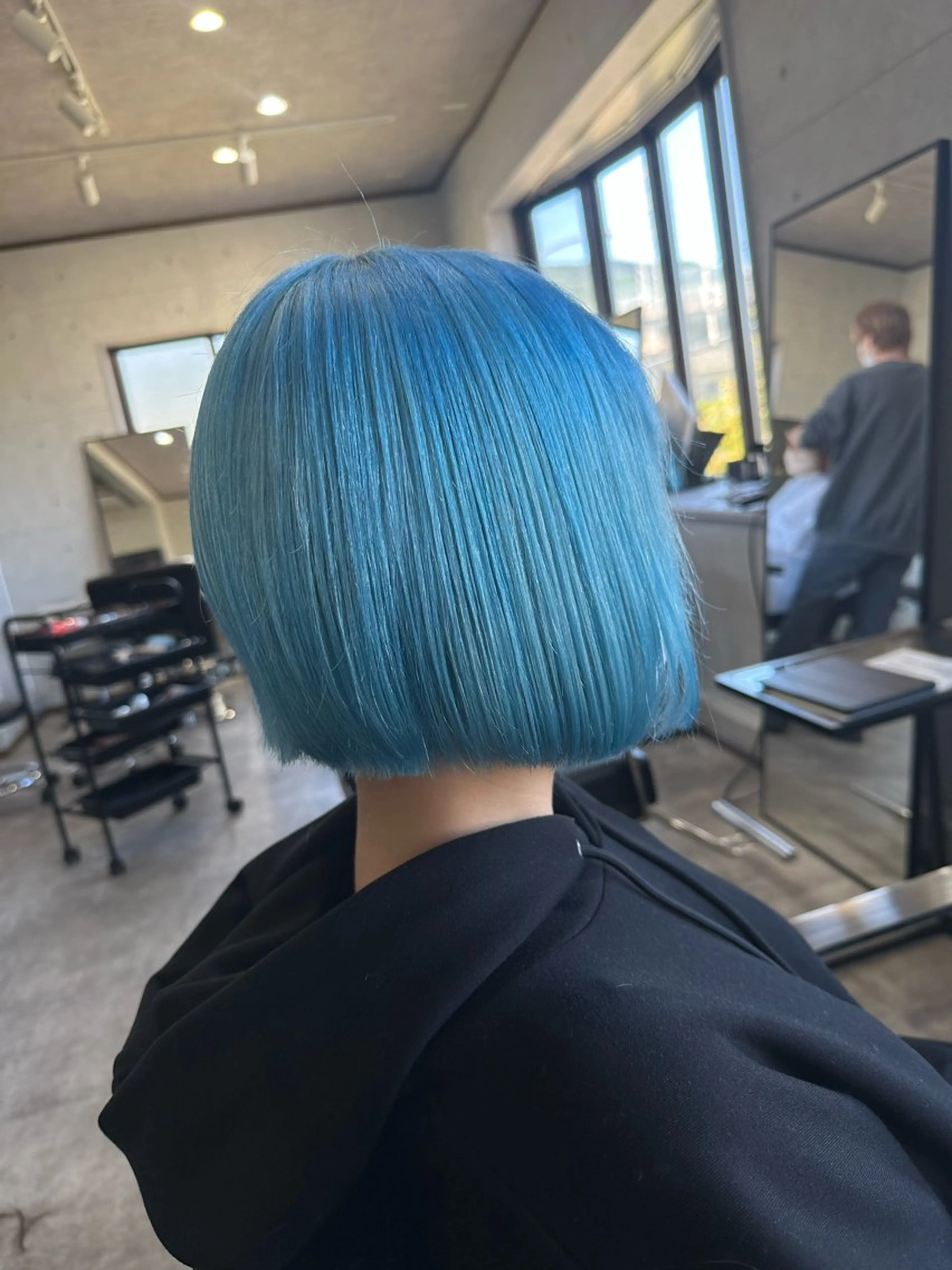 ショート ボブ 外国人風カラー ハイライト レイヤーカット カット ヘアカラー トリートメント REVE所属・REVE美容室 REVEマツエクのヘアスタイル