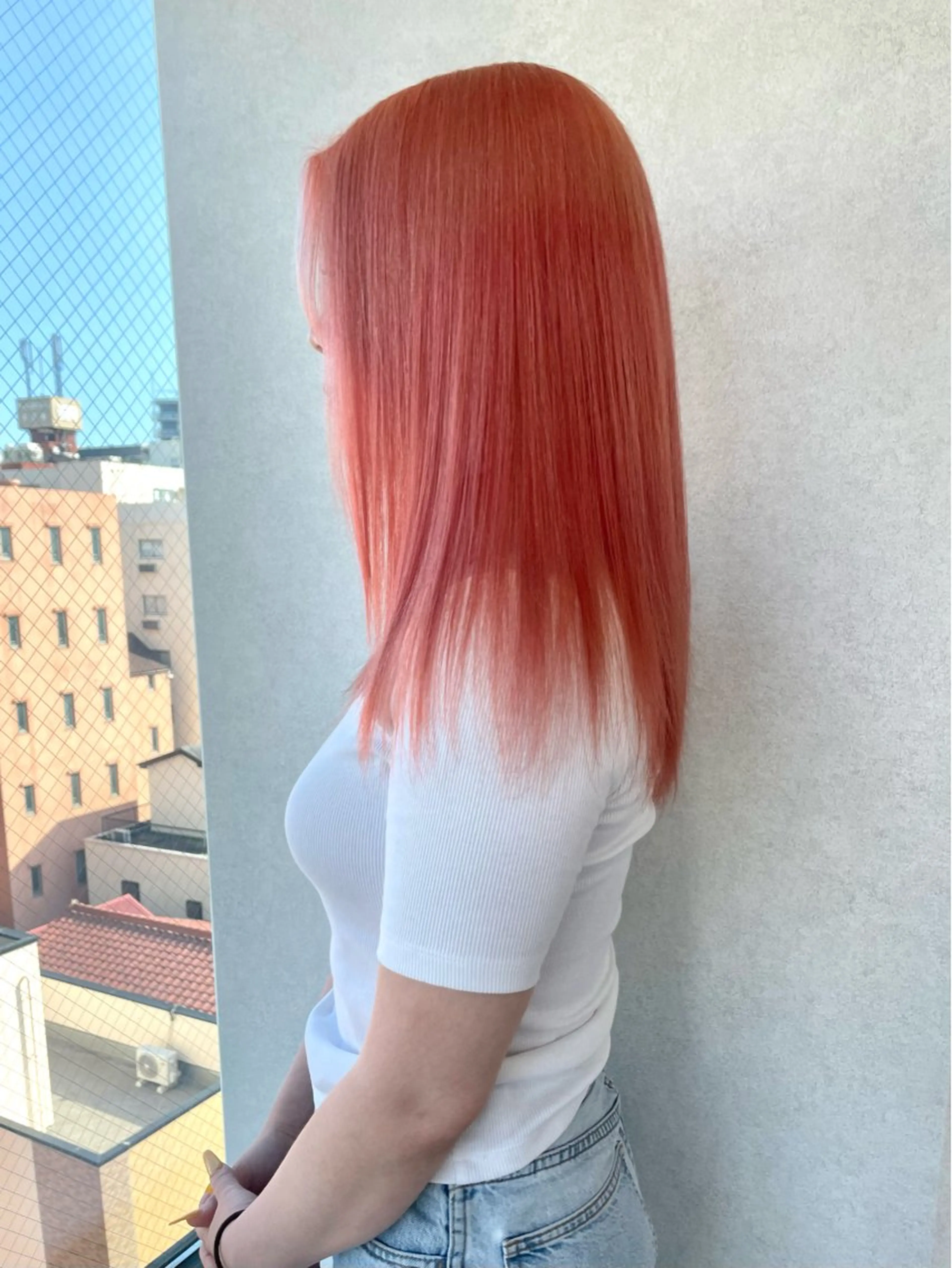 セミロング カラー 🌼ベージュ/暖色 🌼すずのヘアスタイル