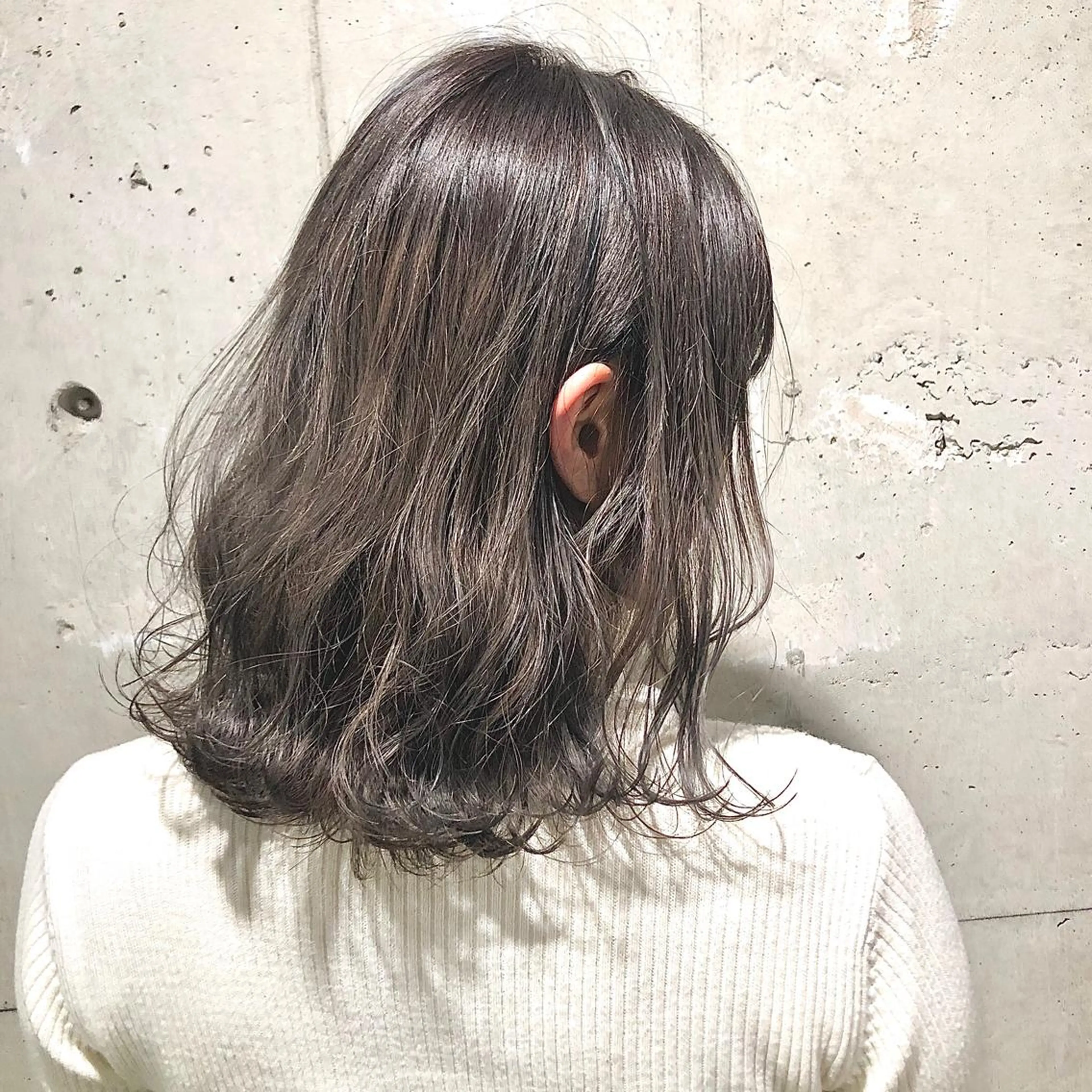 ミディアム カラー YU-KA ✂︎Rico.のヘアスタイル