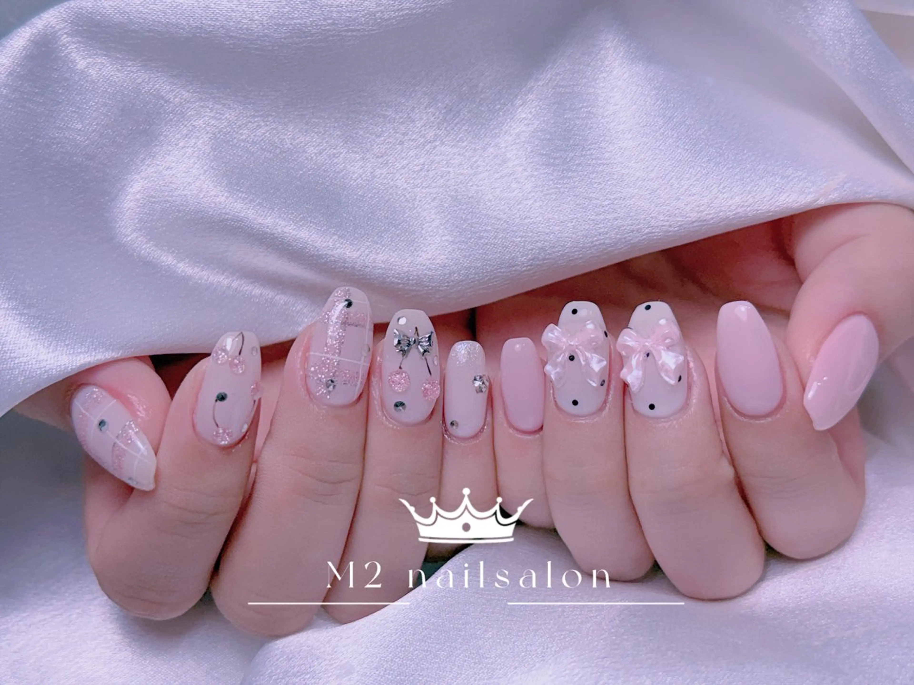 ネイル ハンドネイル 長さだし専門店 M2　rikaのネイルデザイン