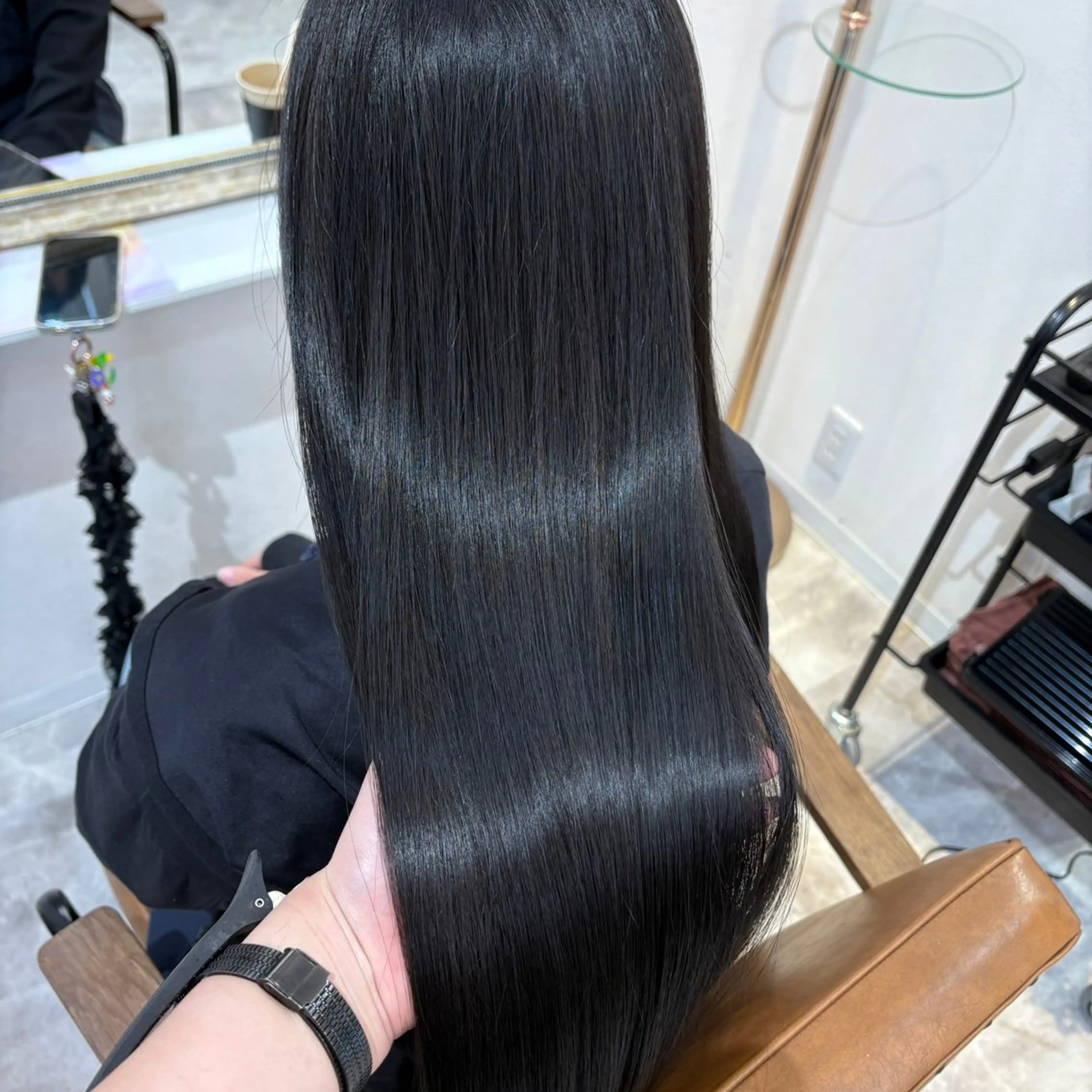 ロング カラー ヘアカラー トリートメント 梅田/髪質改善カラー ❄︎ mikiのヘアスタイル