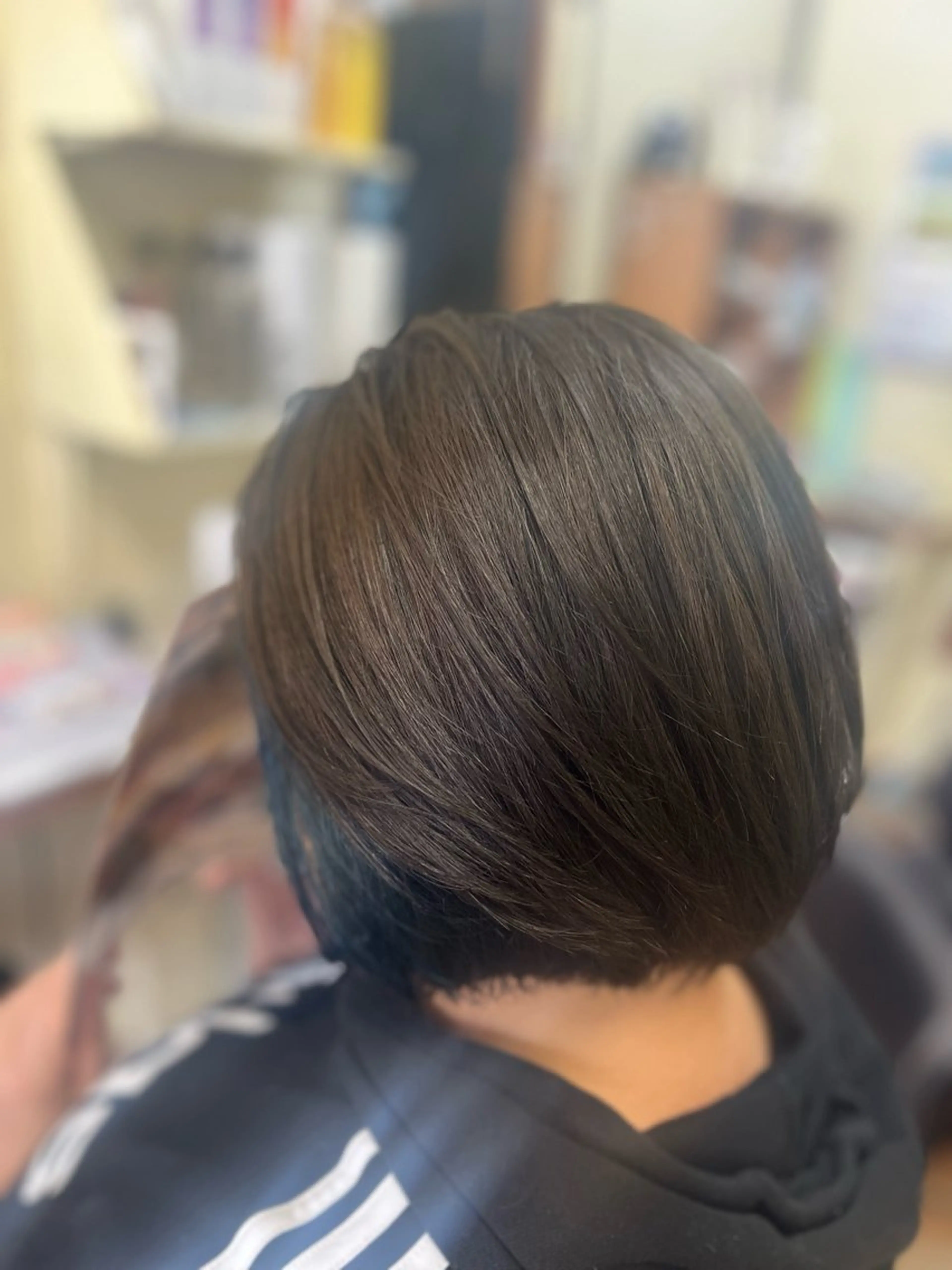ミディアム カラー 酒井 さおりのヘアスタイル
