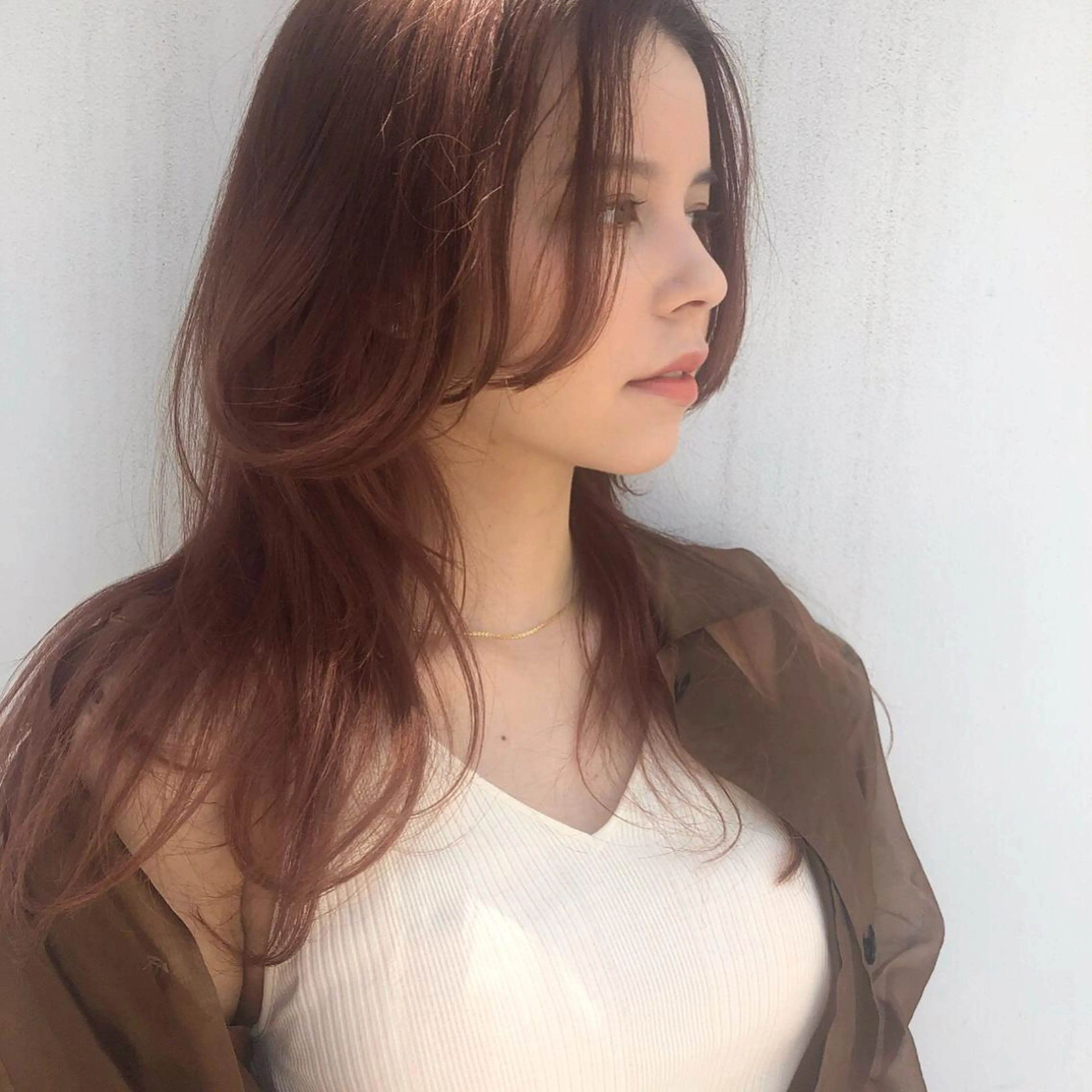 ロング ボブ/レイヤー/艶 🦕risa 森下のヘアスタイル