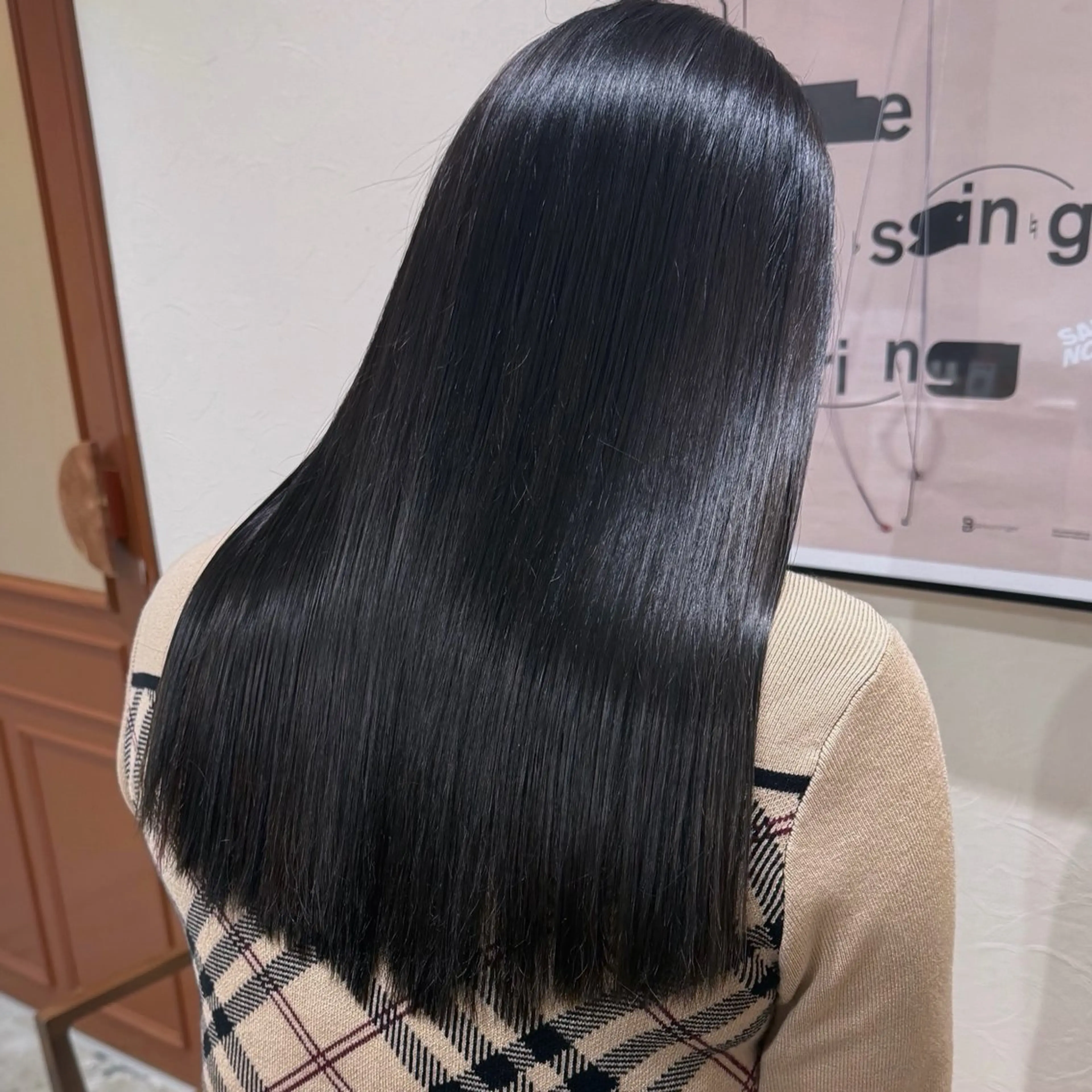 セミロング カラー カット ヘアカラー 縮毛矯正 ヘッドスパ 似合わせカラー×髪質 改善伏見/RIONAのヘアスタイル