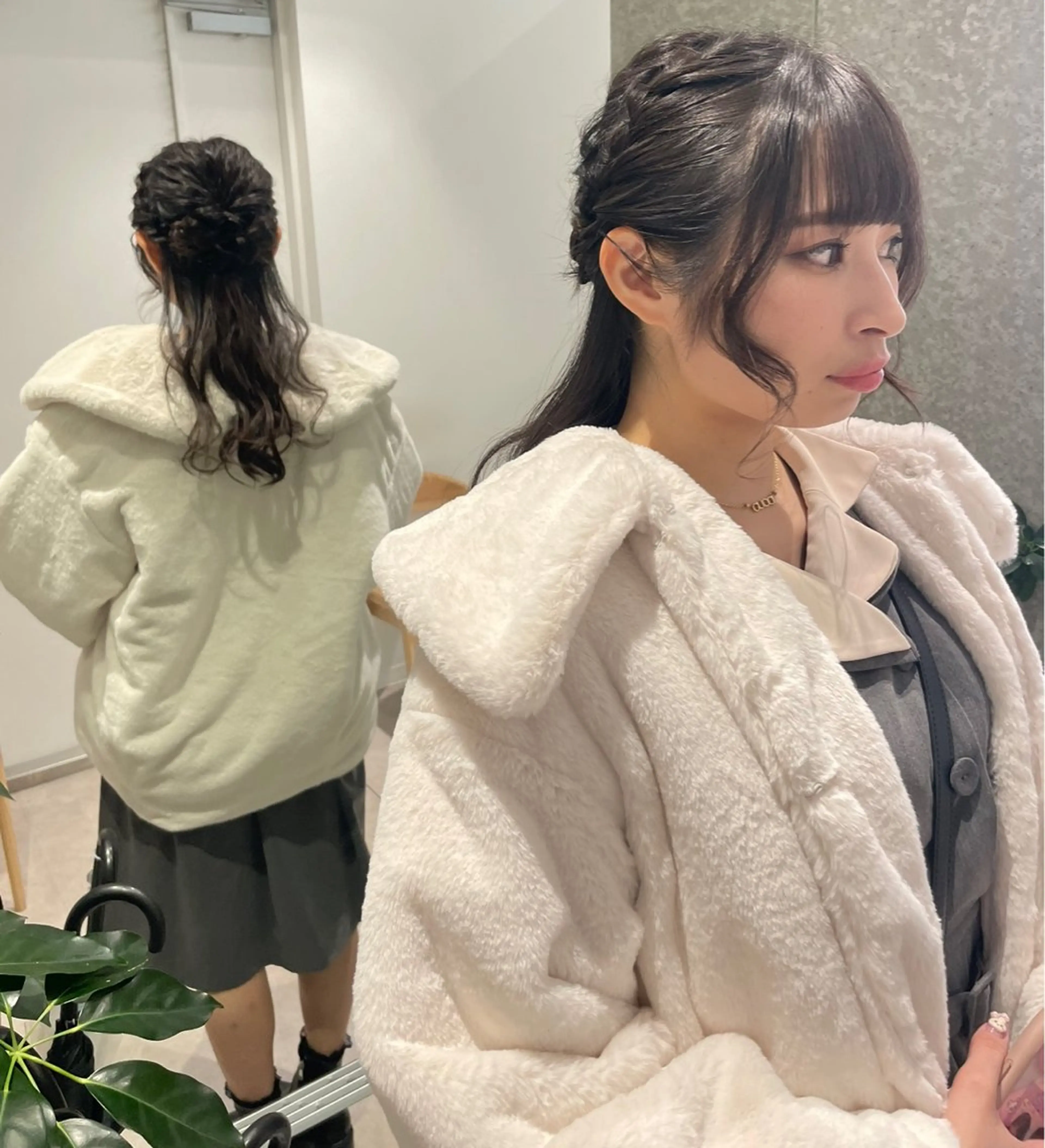 【✨ヘアセットクーポン✨】アレンジセット(巻き下ろしorアップorハーフアップor編み下ろし)スタイル指定有の写真