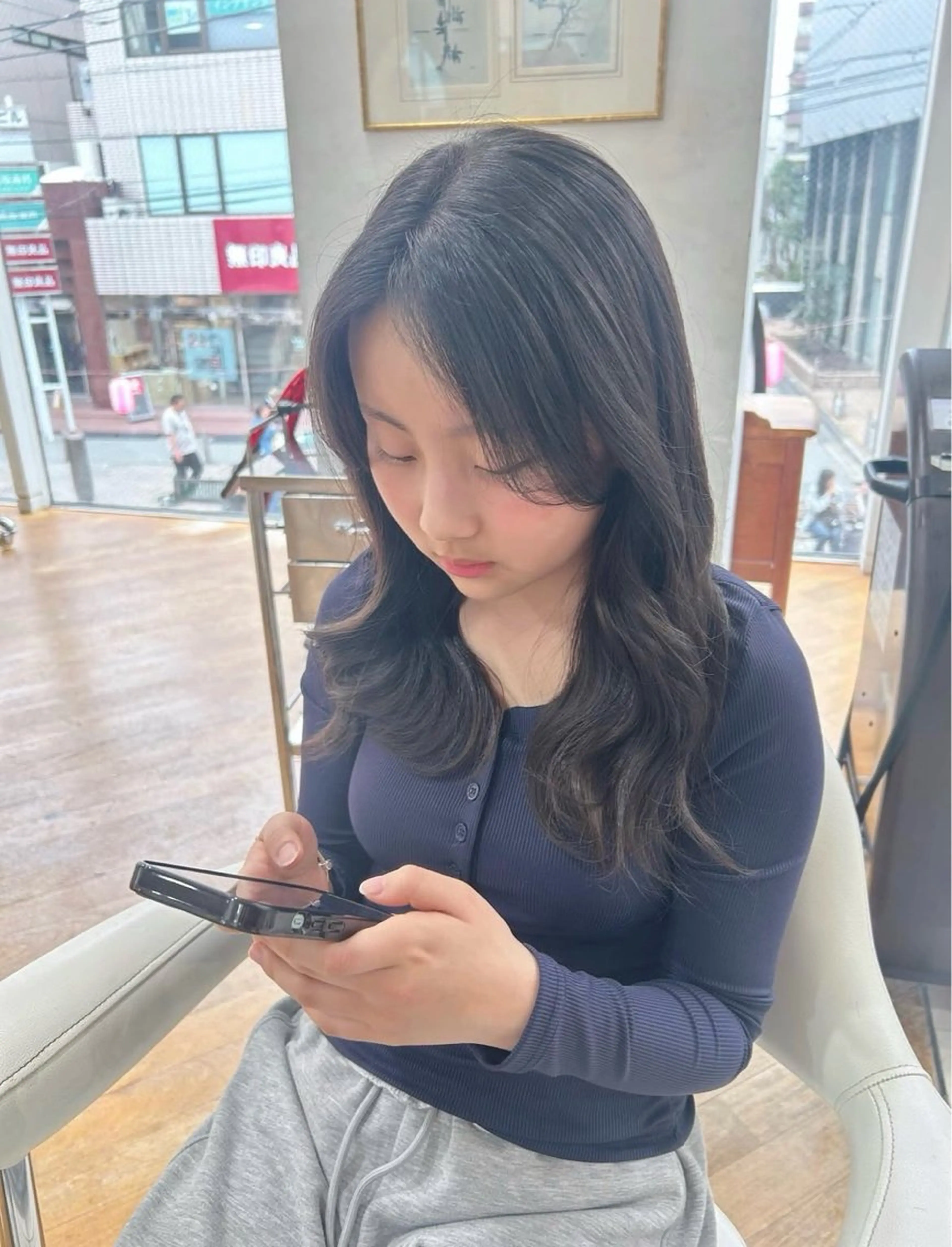 ロング カット ありむらもえ/ 透明感カラーのヘアスタイル