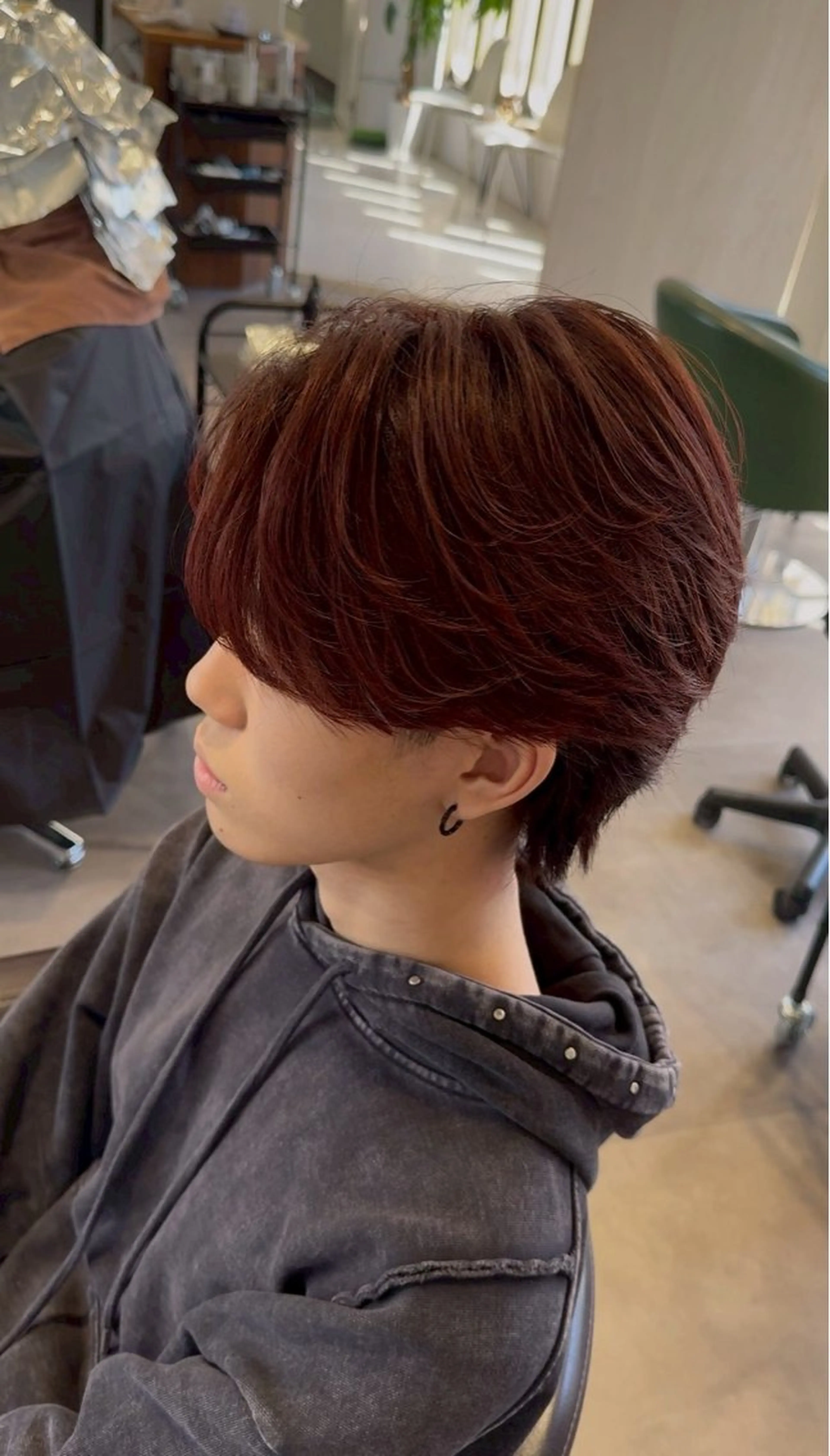 カラー ヘアカラー 的場 星海のヘアスタイル